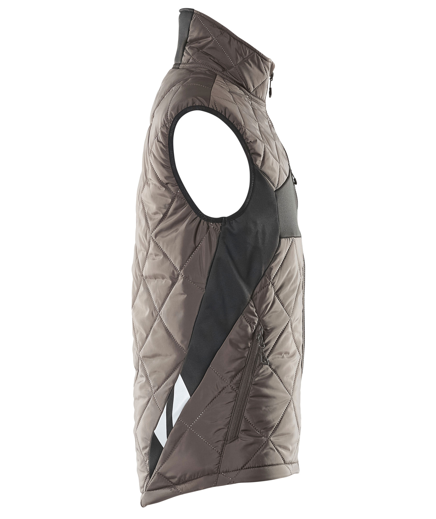 Mascot Accelerate vattert vest, M&oslash;rk Antrasitt/Svart, large image number 2