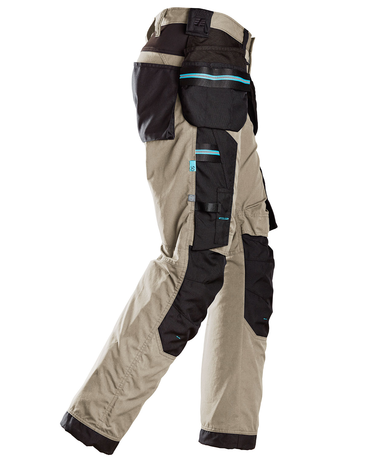 Snickers LiteWork 37.5&reg; Handwerkerhose 6210, Khaki/Schwarz, large image number 3