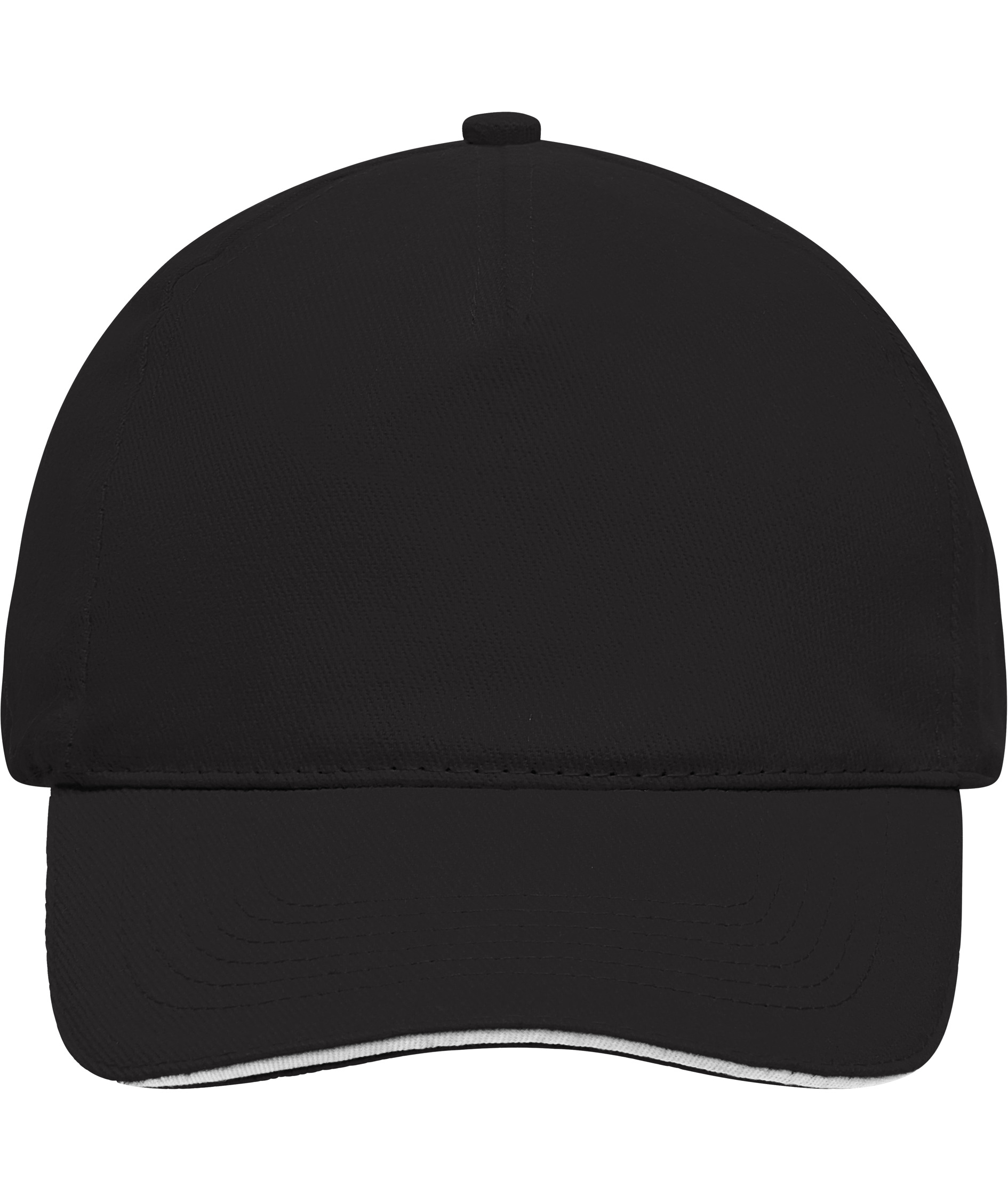 Myrtle Beach 5 Panel Sandwich cap, Black/white, Black/white, large image number 1