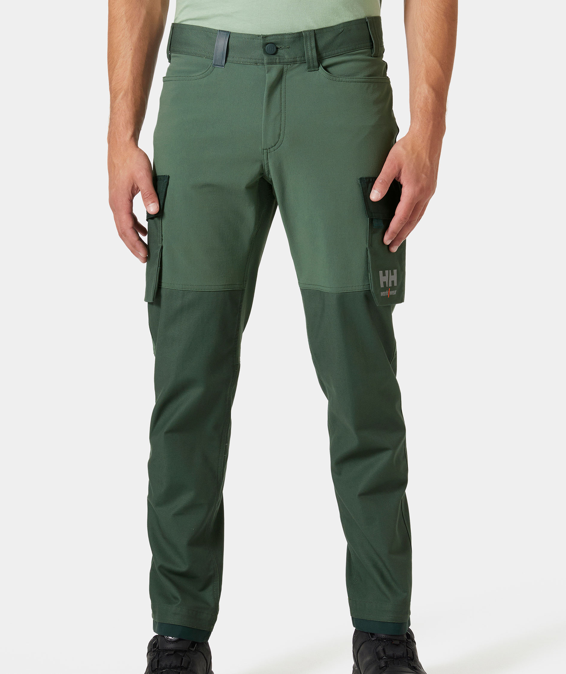 Helly Hansen Oxford 4X servicebyxa full stretch, Spruce/Darkest Spruce, large image number 1