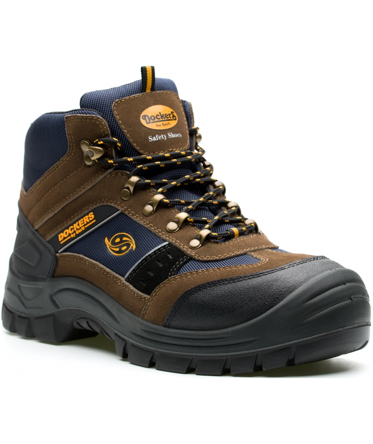 Dockers by Gerli Giga High Sicherheitsstiefel S3, Cognac