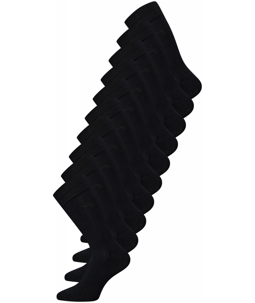 Claudio 10-pack bambu strumpor, Black