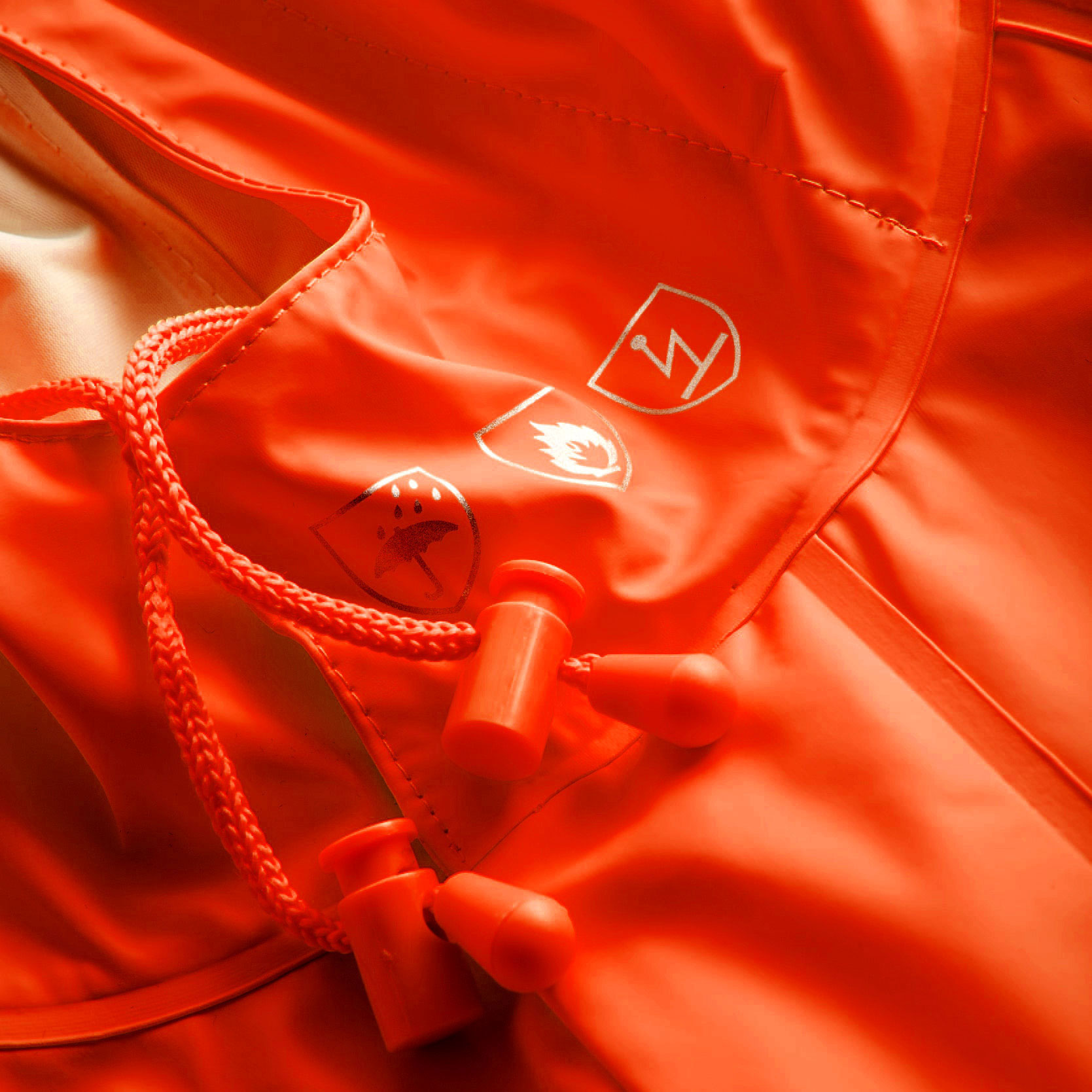 Lyngs&oslash;e Multinorm PU regnst&auml;ll, Varsel Orange