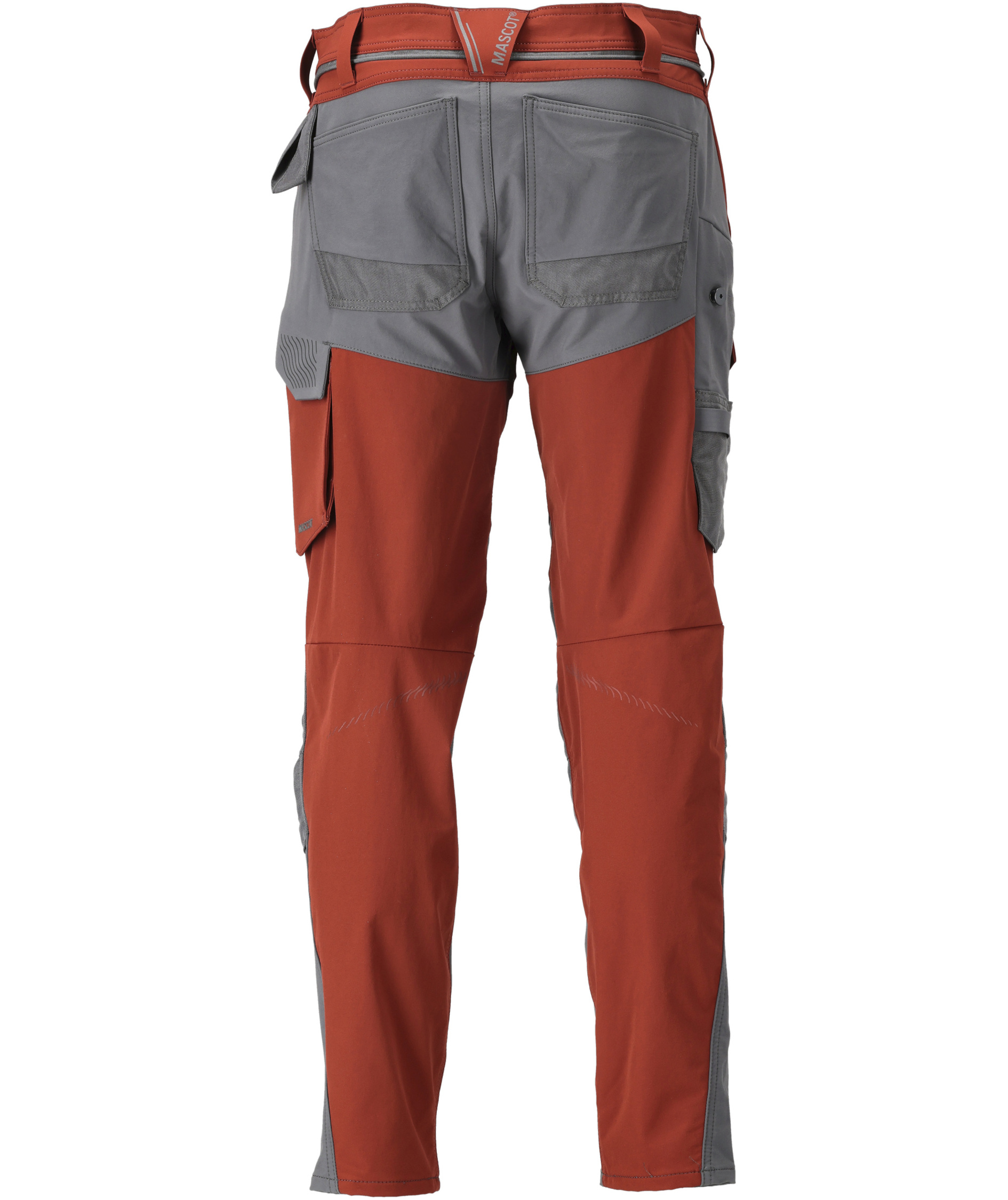Mascot Customized work trousers full stretch, Autumn red/grey, large image number 1