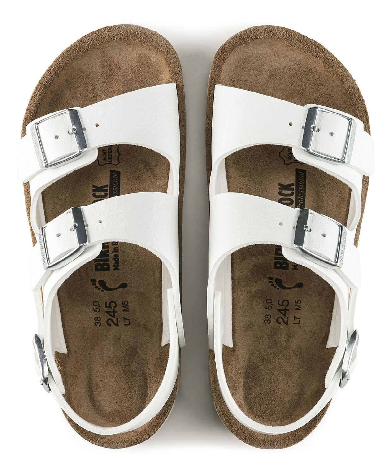 Birkenstock Kano Narrow Fit women's sandals, White, large image number 2