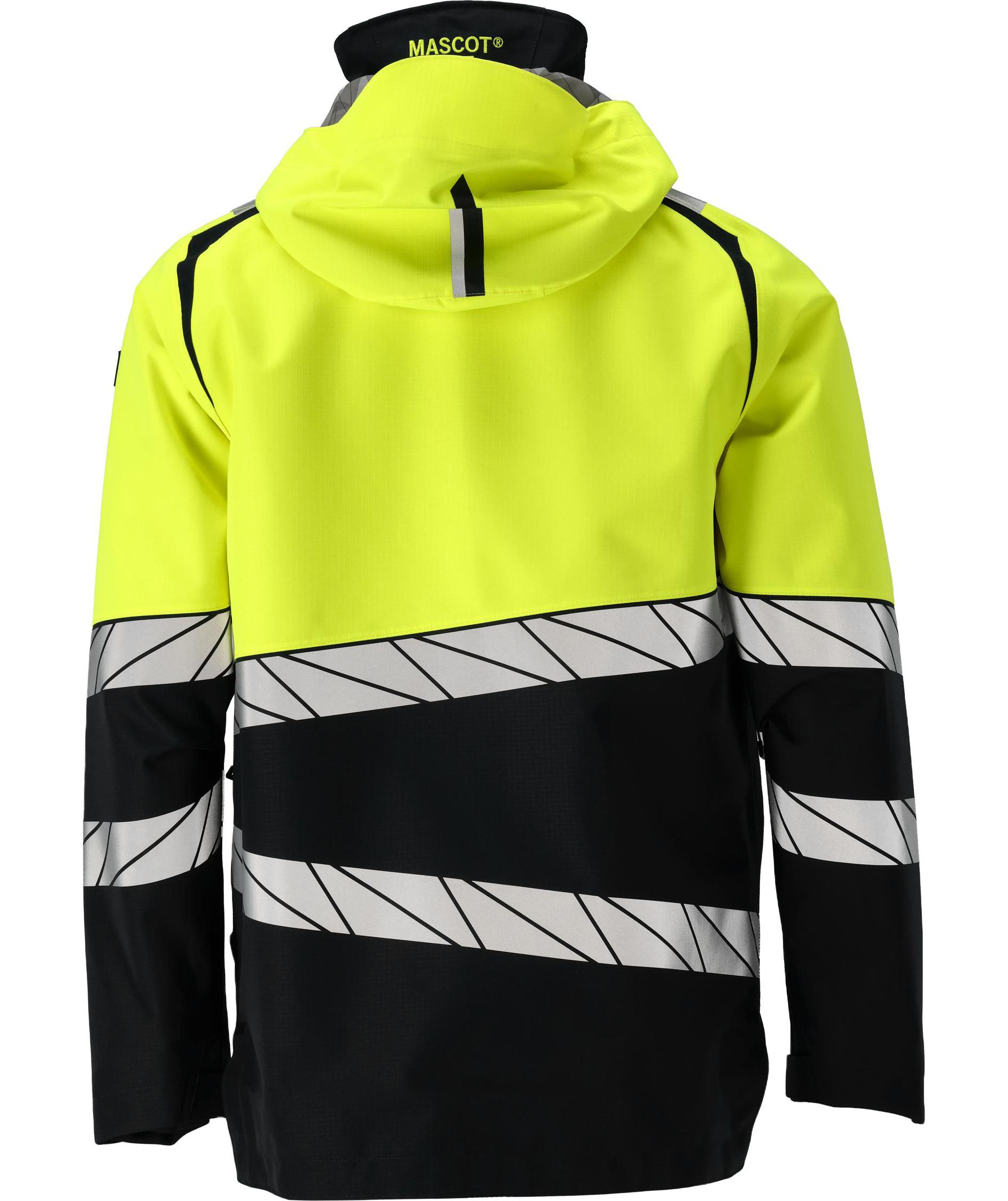 Mascot Accelerate Safe shell jacket, Black/Hi-Vis Yellow, large image number 1