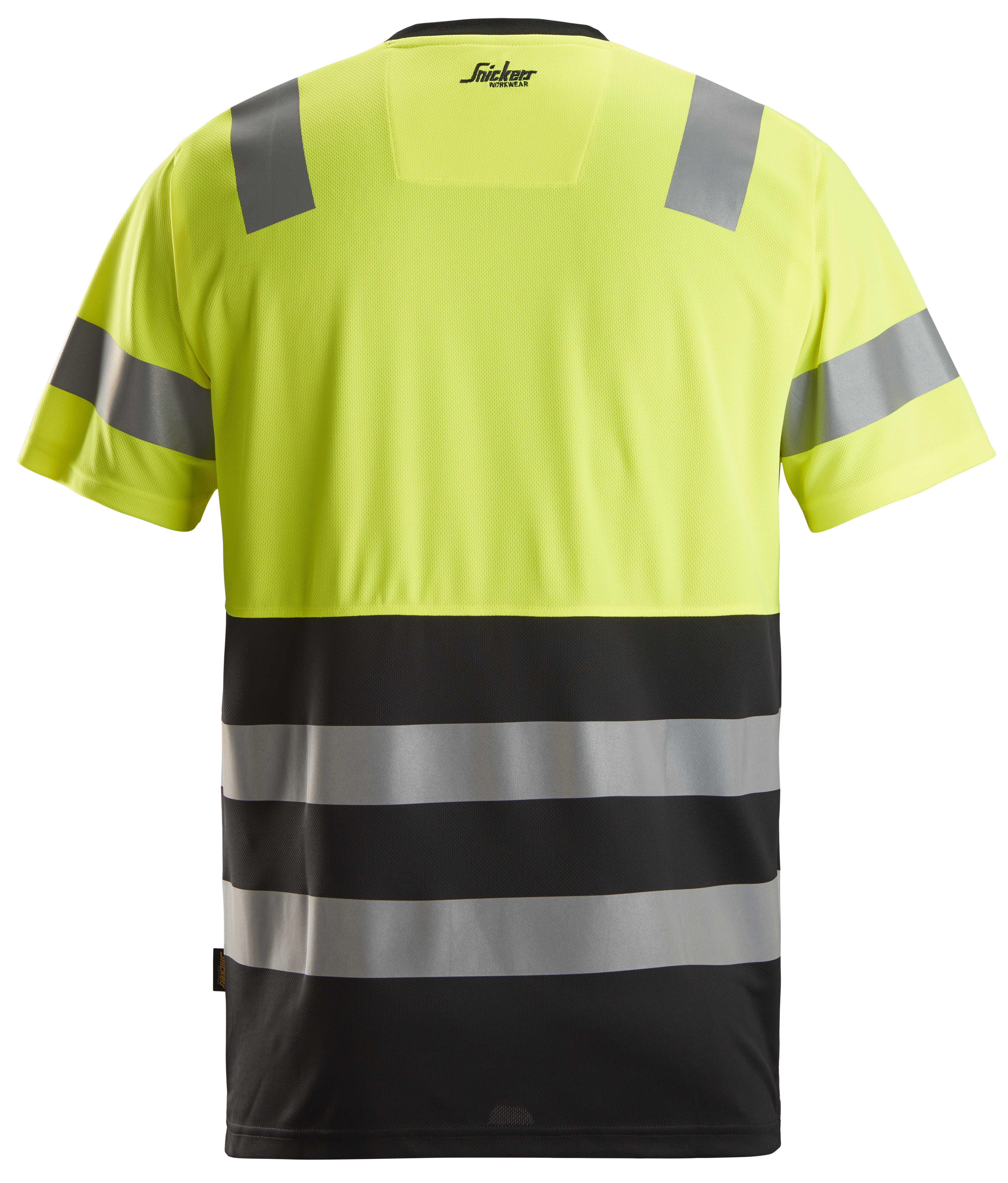 Snickers T-shirt 2535, Svart/Varselgul, large image number 1