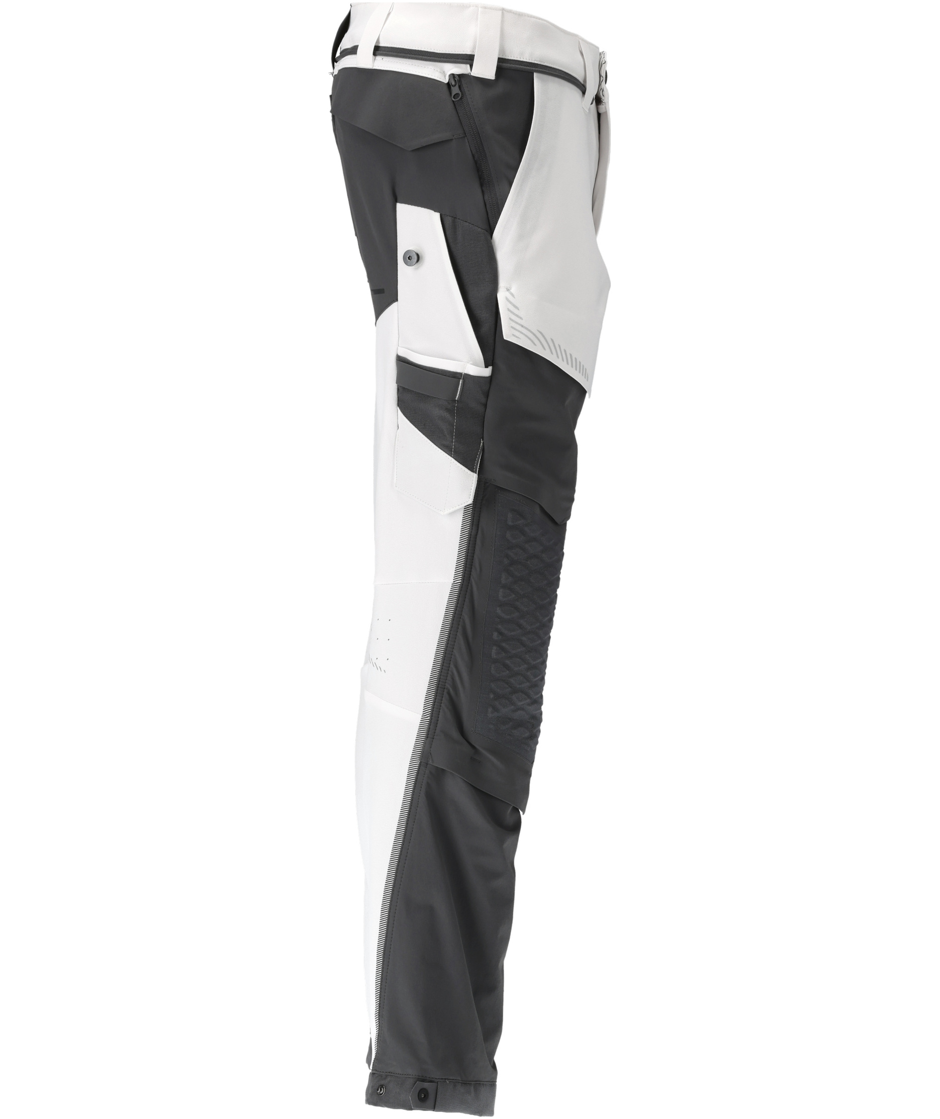 Mascot Customized work trousers full stretch, White/Stone Grey, large image number 2