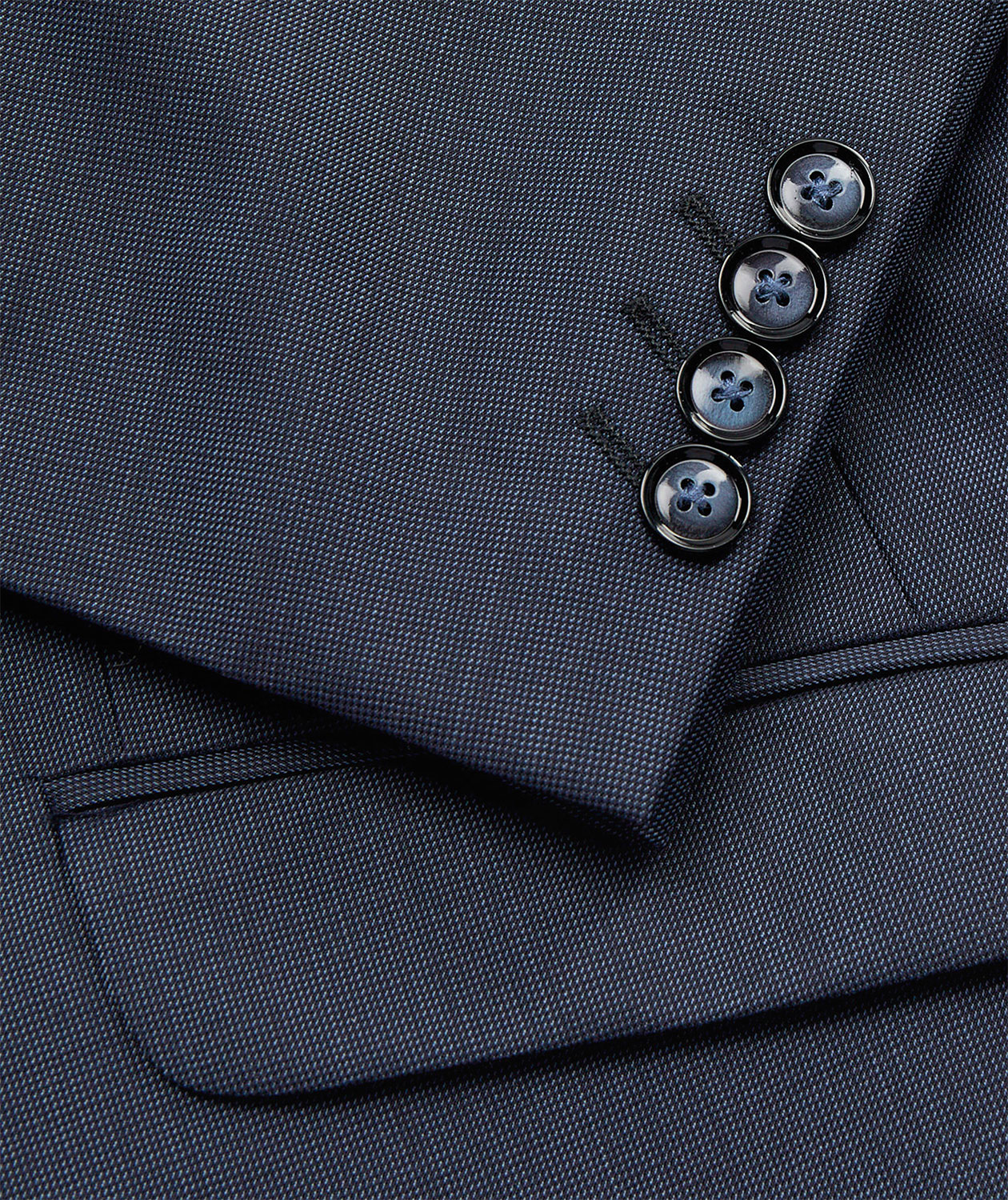 Sunwill Super 130 Modern fit Wollblazer, Dunkelblau, large image number 5