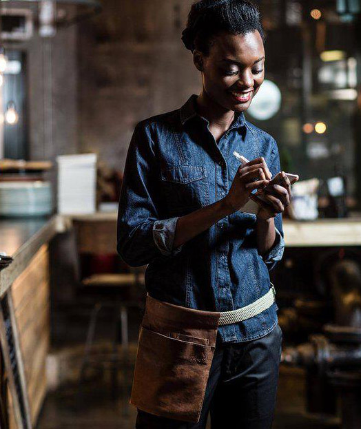 Segers 0569 holster for waiter's purse, Brown, Brown, large image number 1