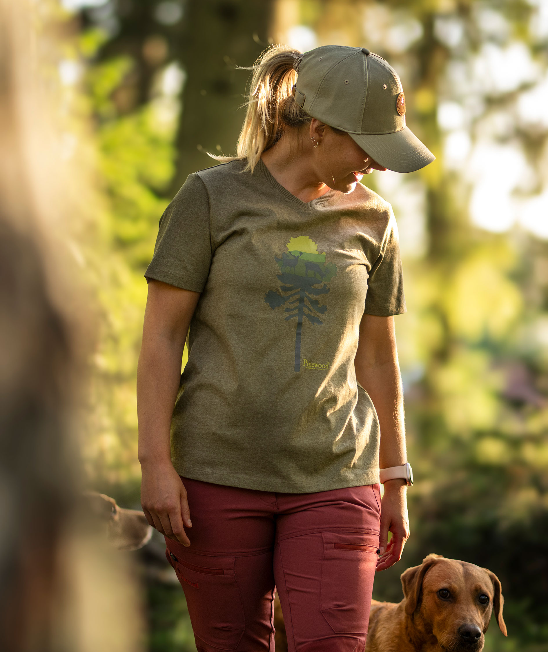 Pinewood Finnveden Outdoor dame T-shirt