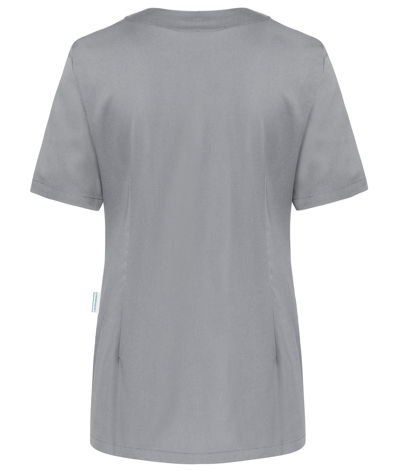 Karlowsky Essential kort&auml;rmad tunika dam, Platina gr&aring;