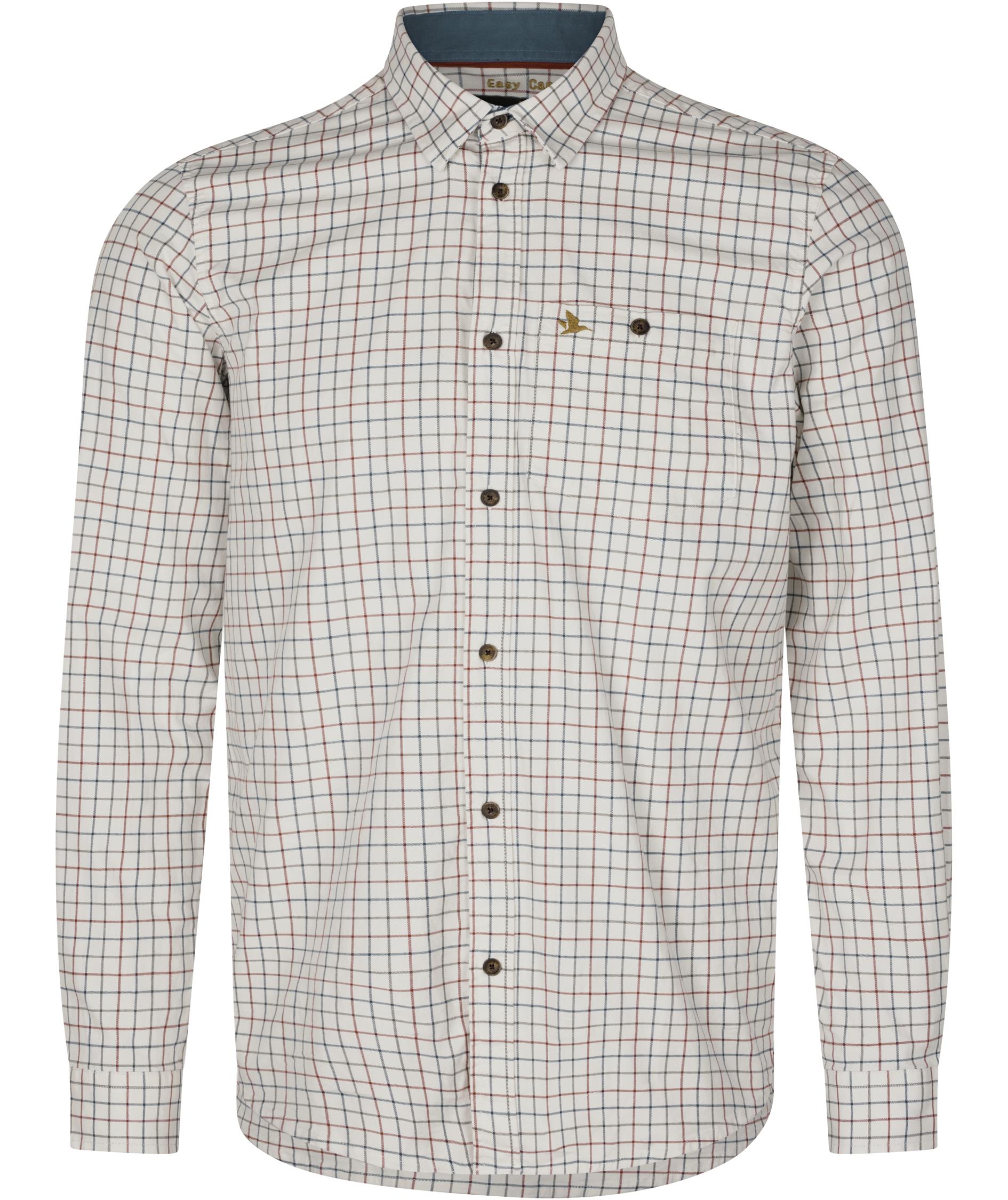 Seeland Oxford Shooting Hemd, Grape leaf/Terracotta check