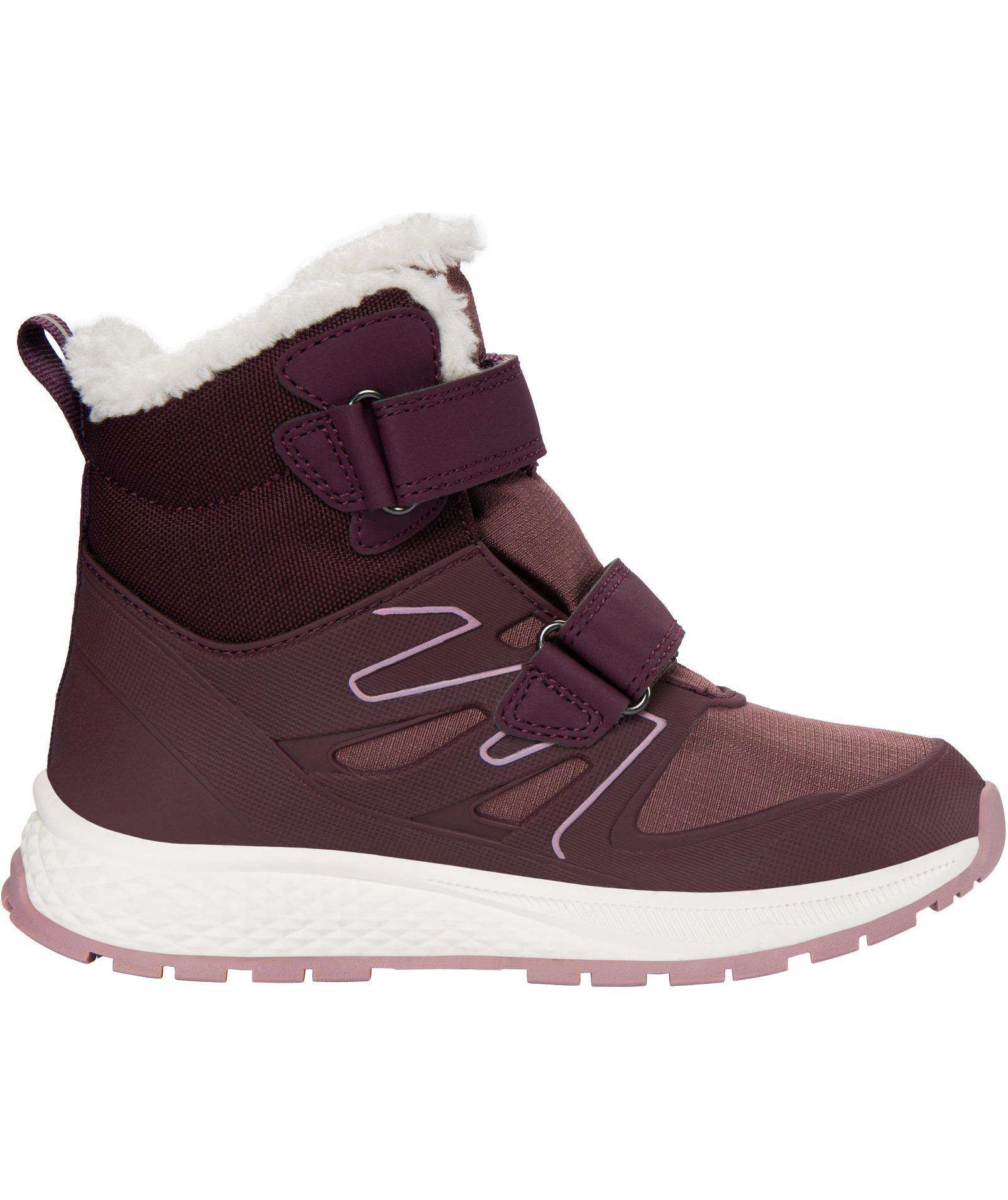 Viking Equip Defence Warm WP 2V st&ouml;vlar till barn, Grape/Antique Rose
