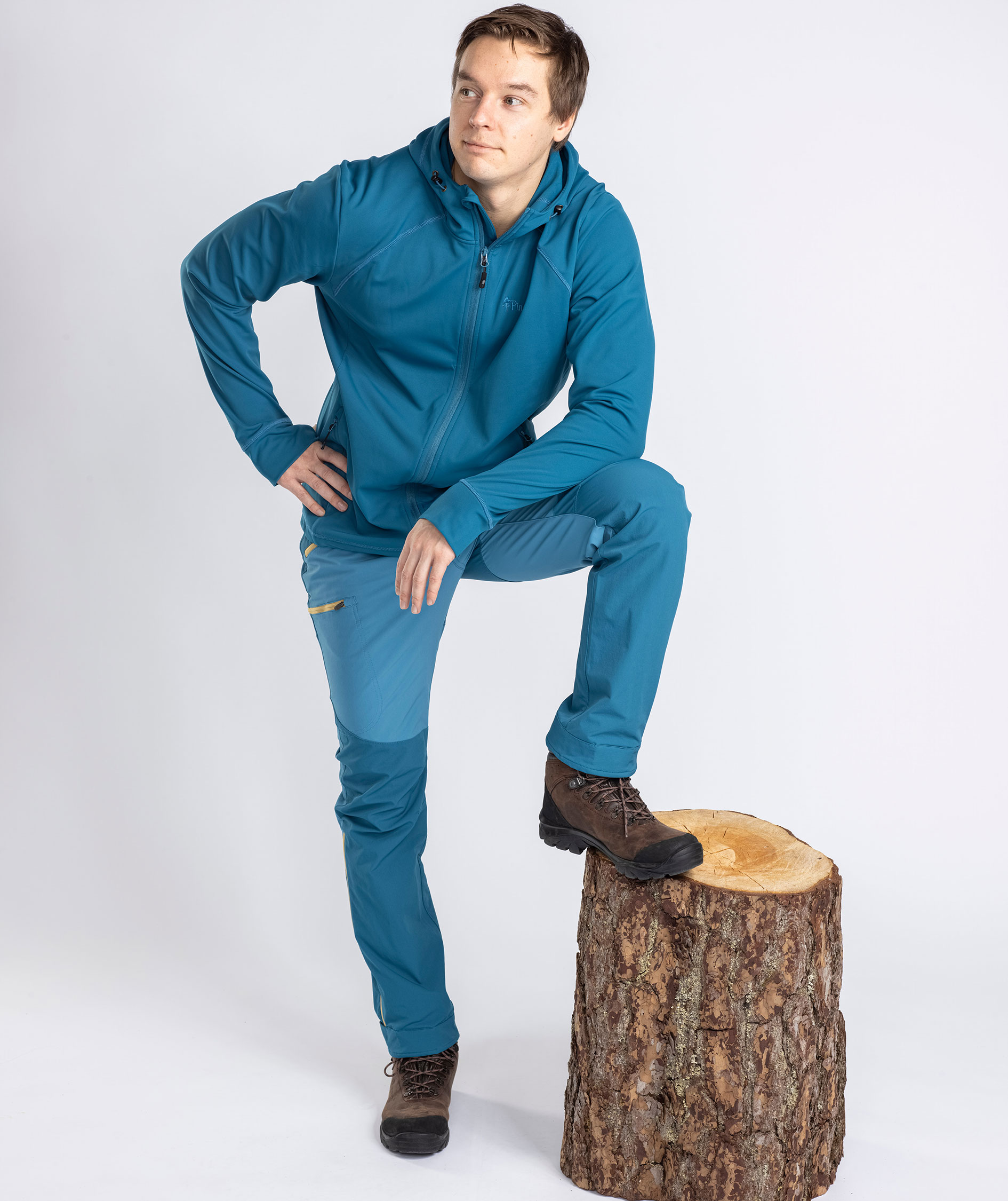 Pinewood&nbsp;Abisko Light bukser, Azur Blue/Dark Azur Blue, large image number 7