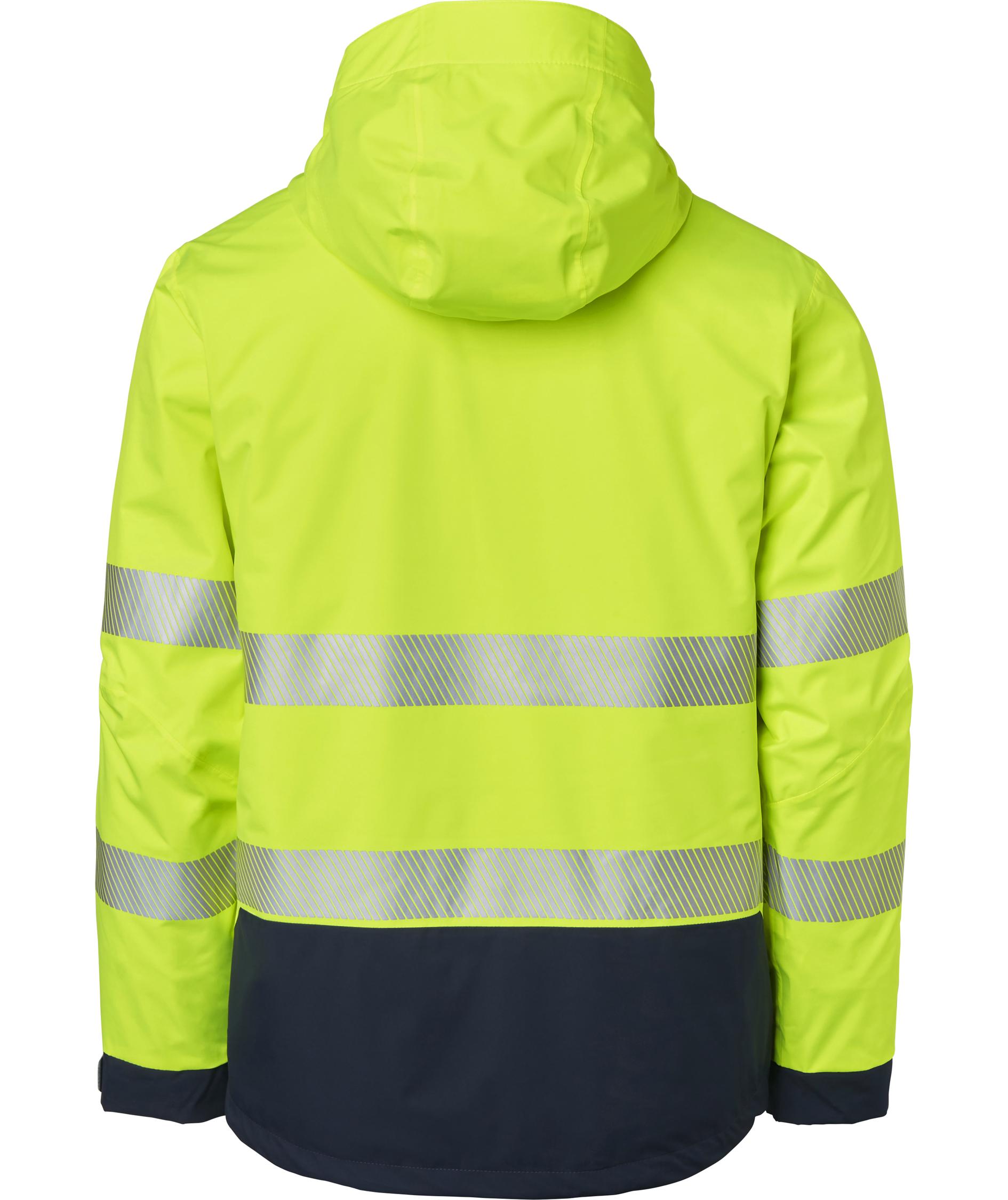 Top Swede 3-i-1 vinterjacka 127, Varsel Gul/Navy