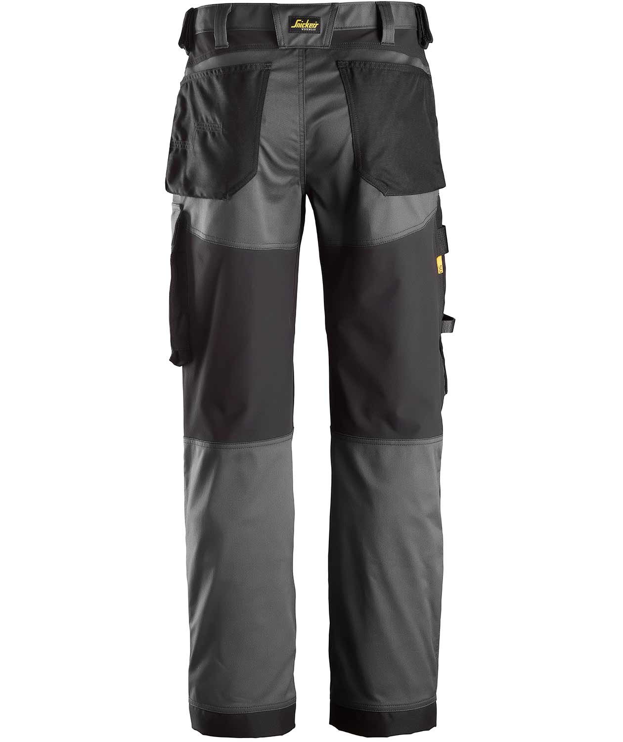 Snickers AllroundWork arbeidsbukse 6351, St&aring;lgr&aring;/Svart, large image number 2
