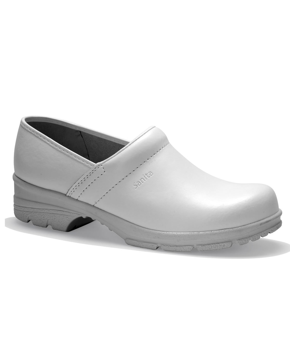 Sanita San Duty Tr&aelig;sko with heel cover O2, White, White, swatch