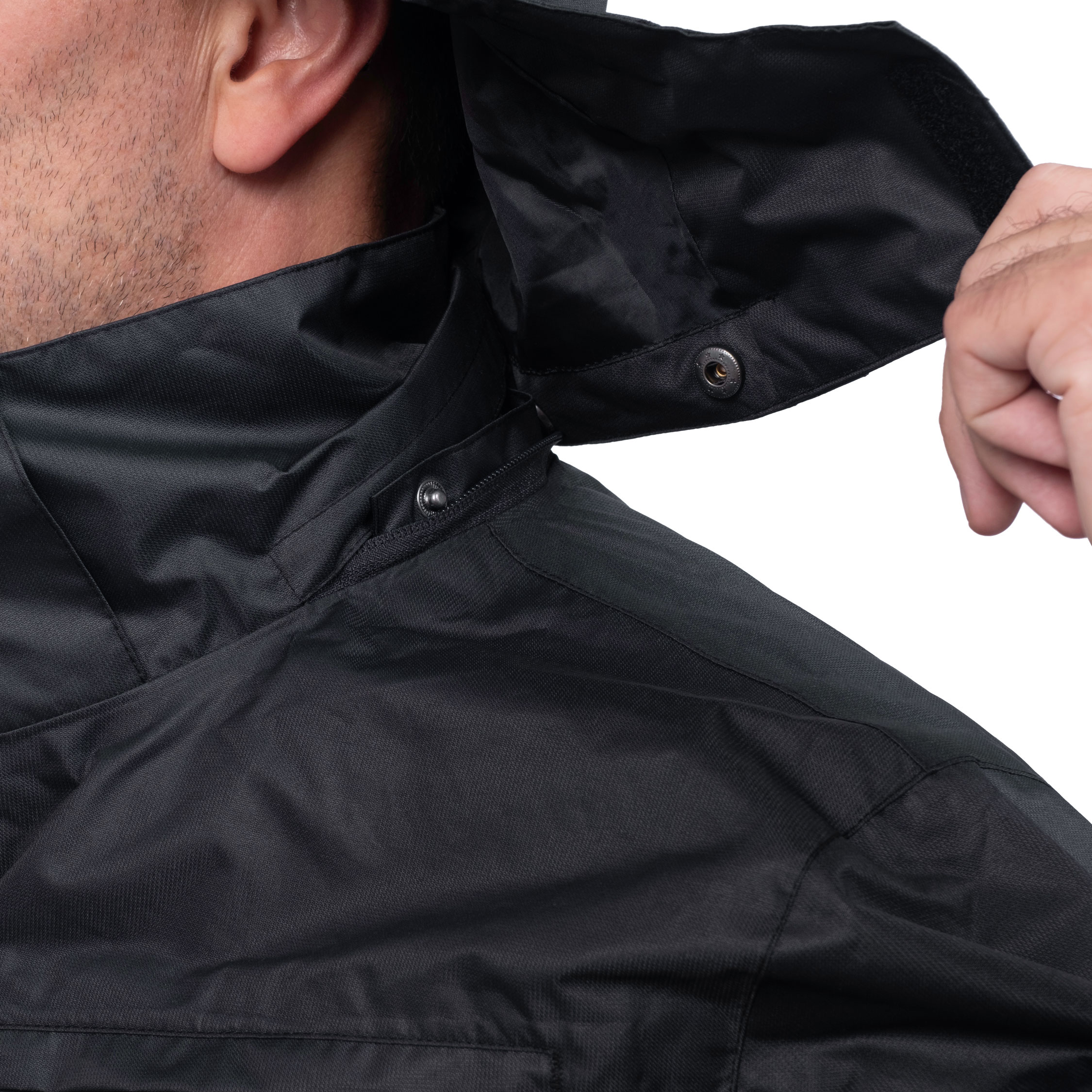 Pitch Stone Active-Pro Zip-in rain jacket, Black, large image number 12