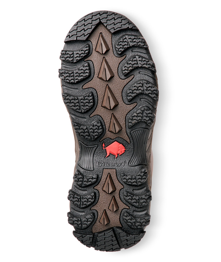 Gateway1 Moor Country 18" 3mm side-zip gummist&oslash;vler, Dark brown, large image number 3