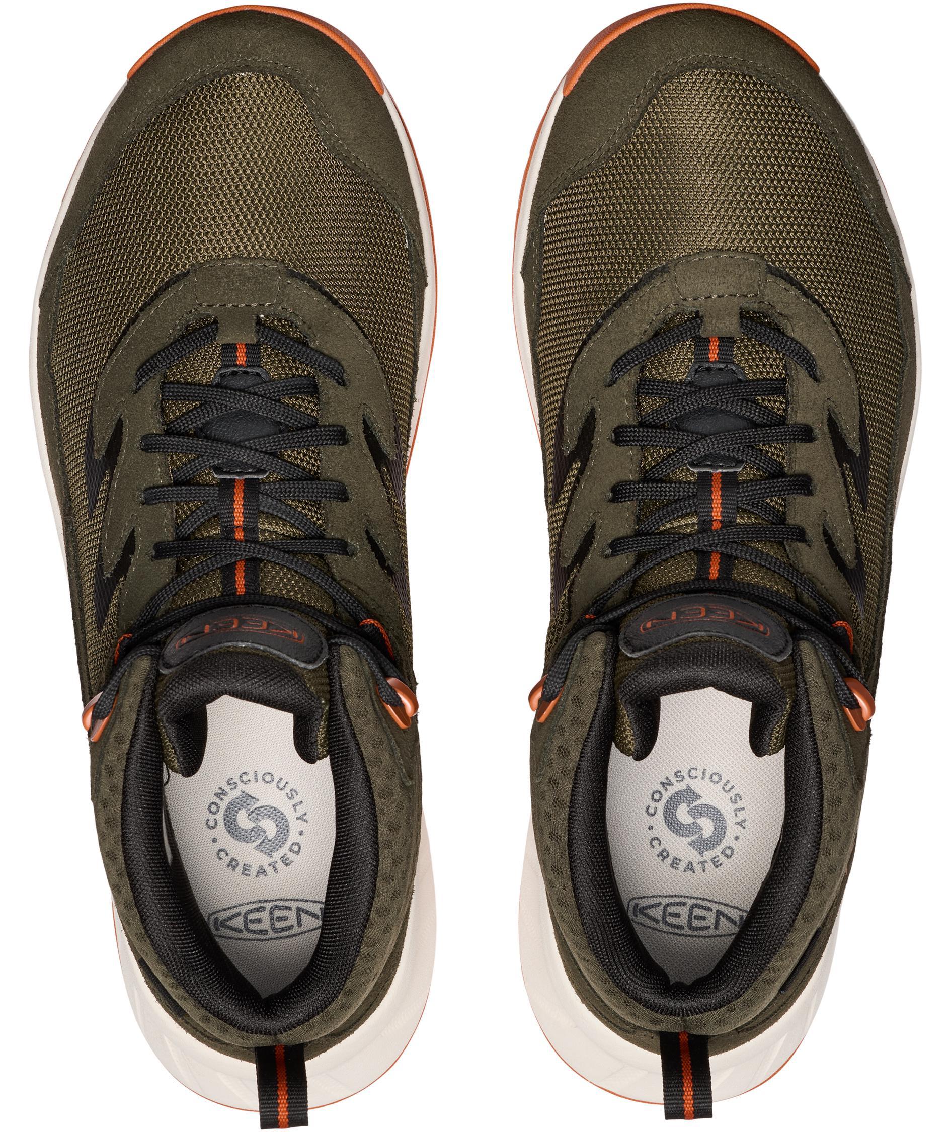 Keen Hightrail Mid WP vandrark&auml;ngor, Forest night/gold flame, large image number 5