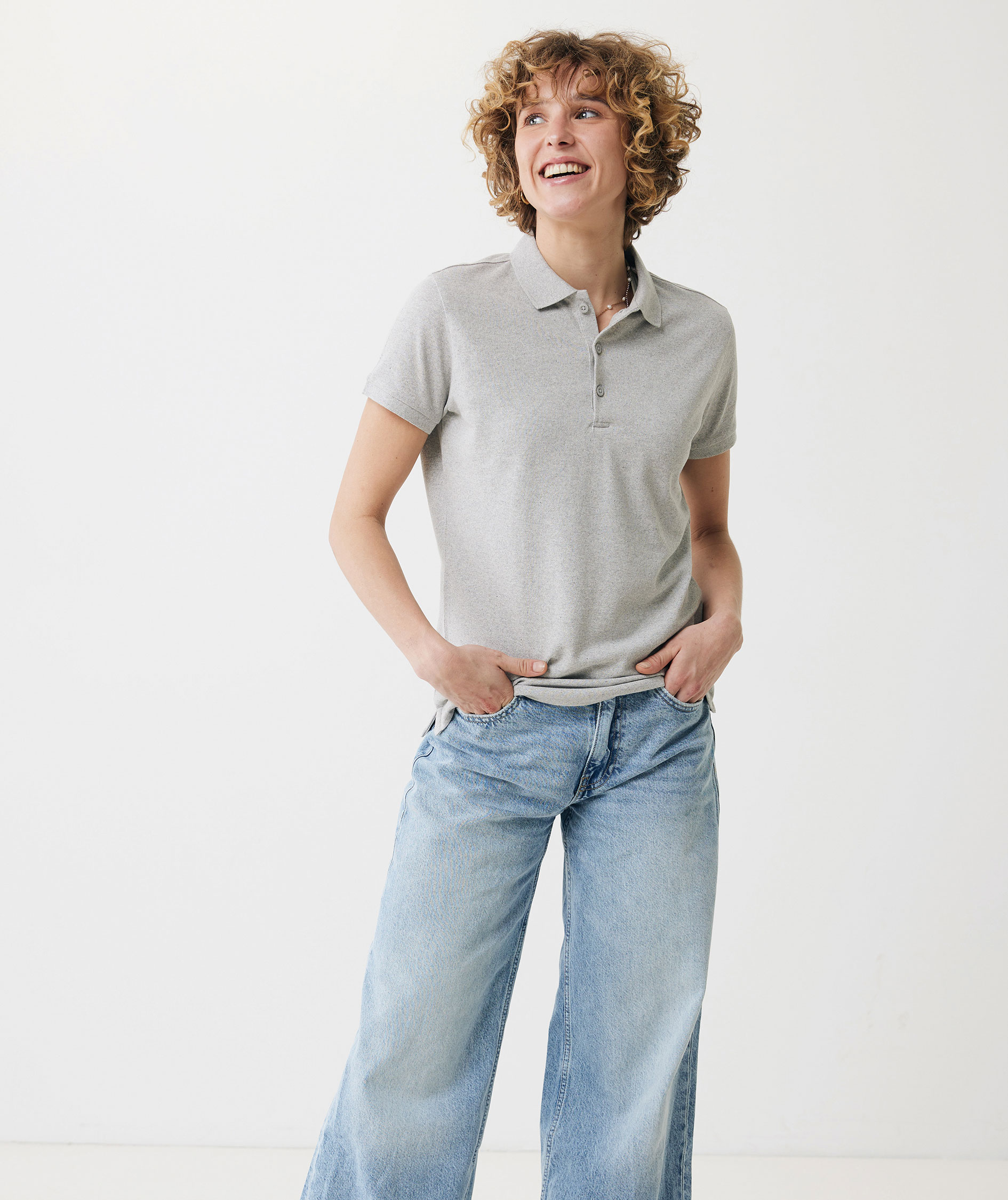 Iqoniq Yosemite Damen Poloshirt, Heather Grey, large image number 8