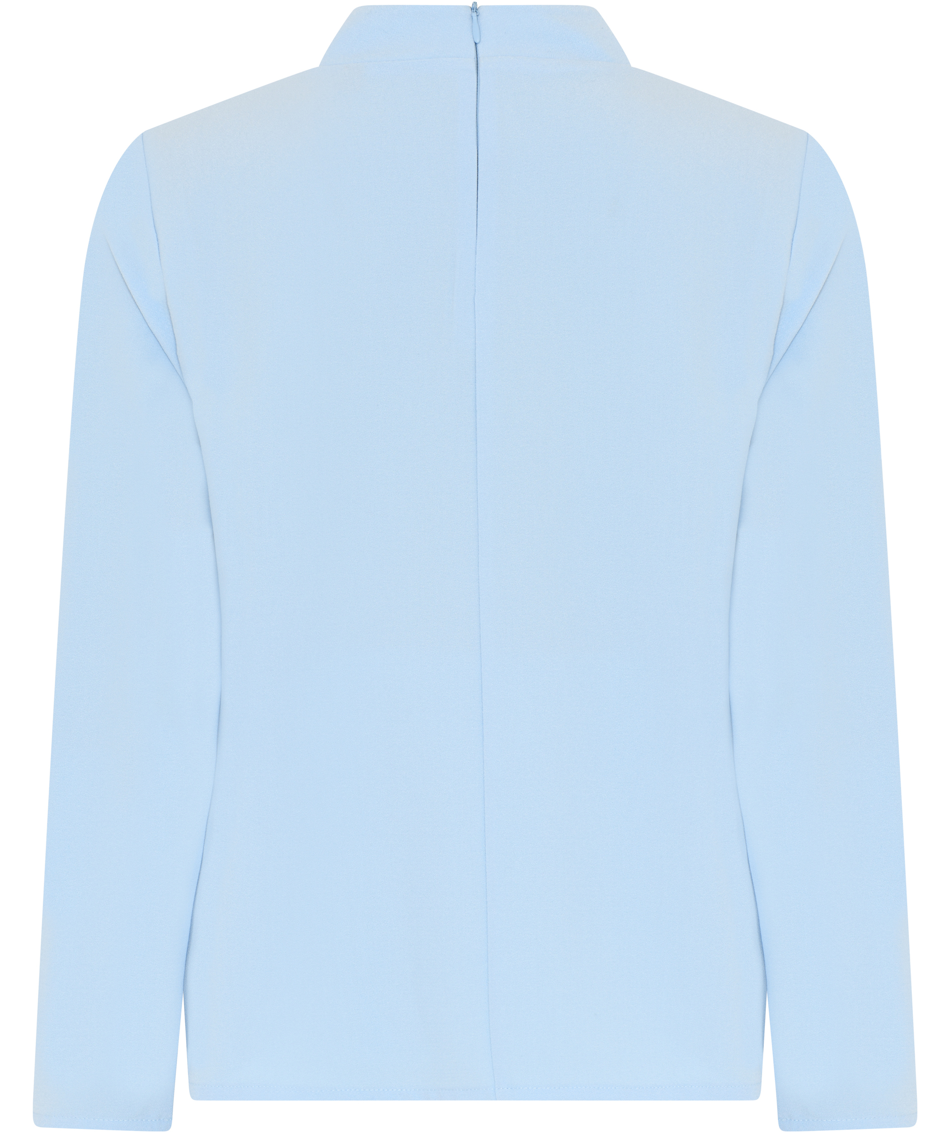 CC55 Avignon blus med h&ouml;g krage dam, Ljus Bl&aring;