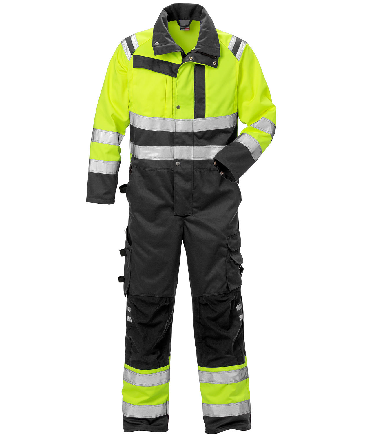 Fristads kjeledress 8026, Hi-vis Gul/Svart