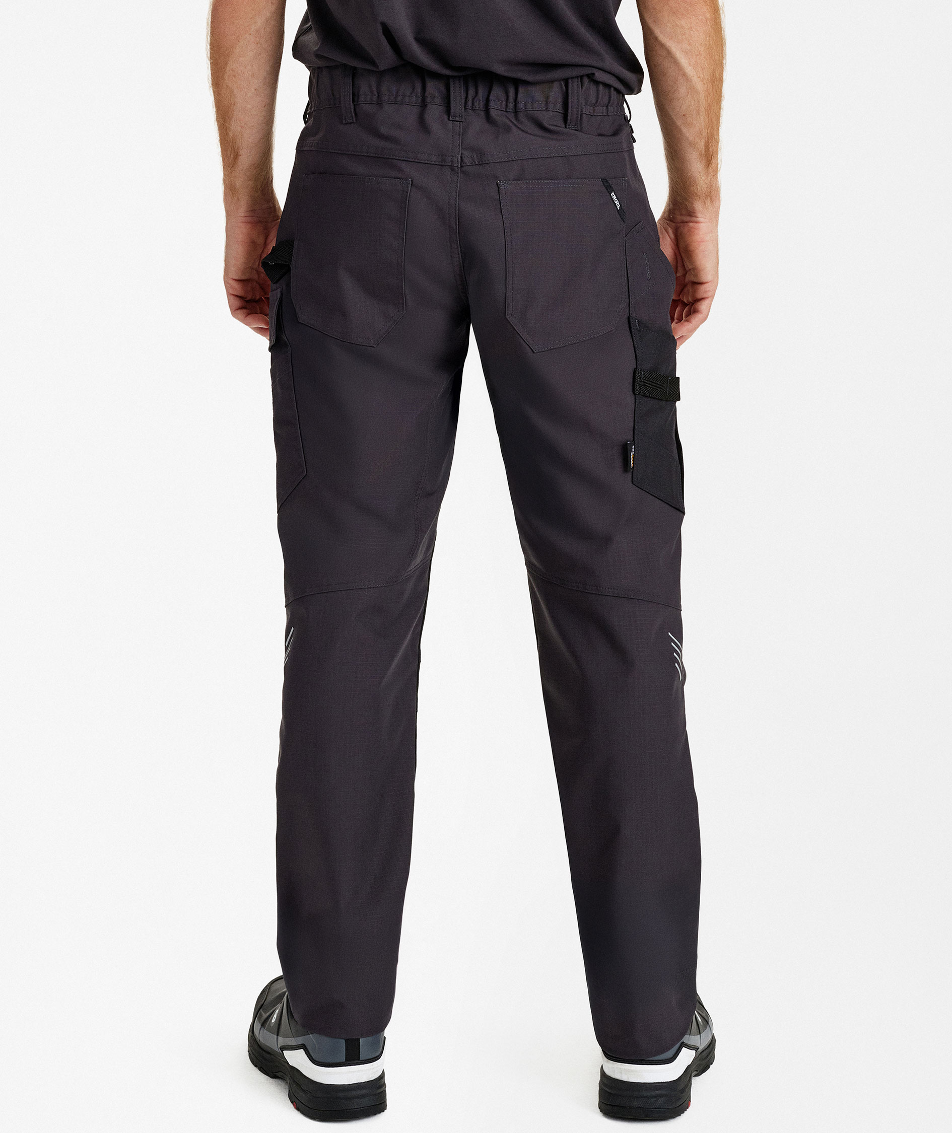 Engel Entire arbetsbyxa, Anthracite Grey, large image number 4