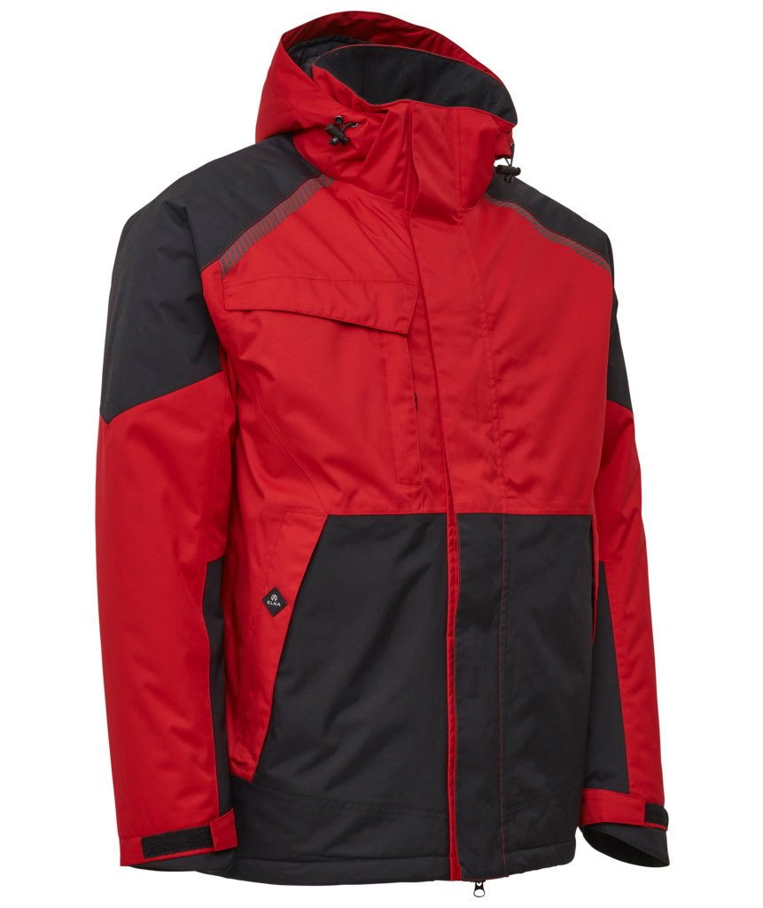 ELKA Working Xtreme stretch vinterjakke, R&oslash;d/Sort, R&oslash;d/Sort, swatch