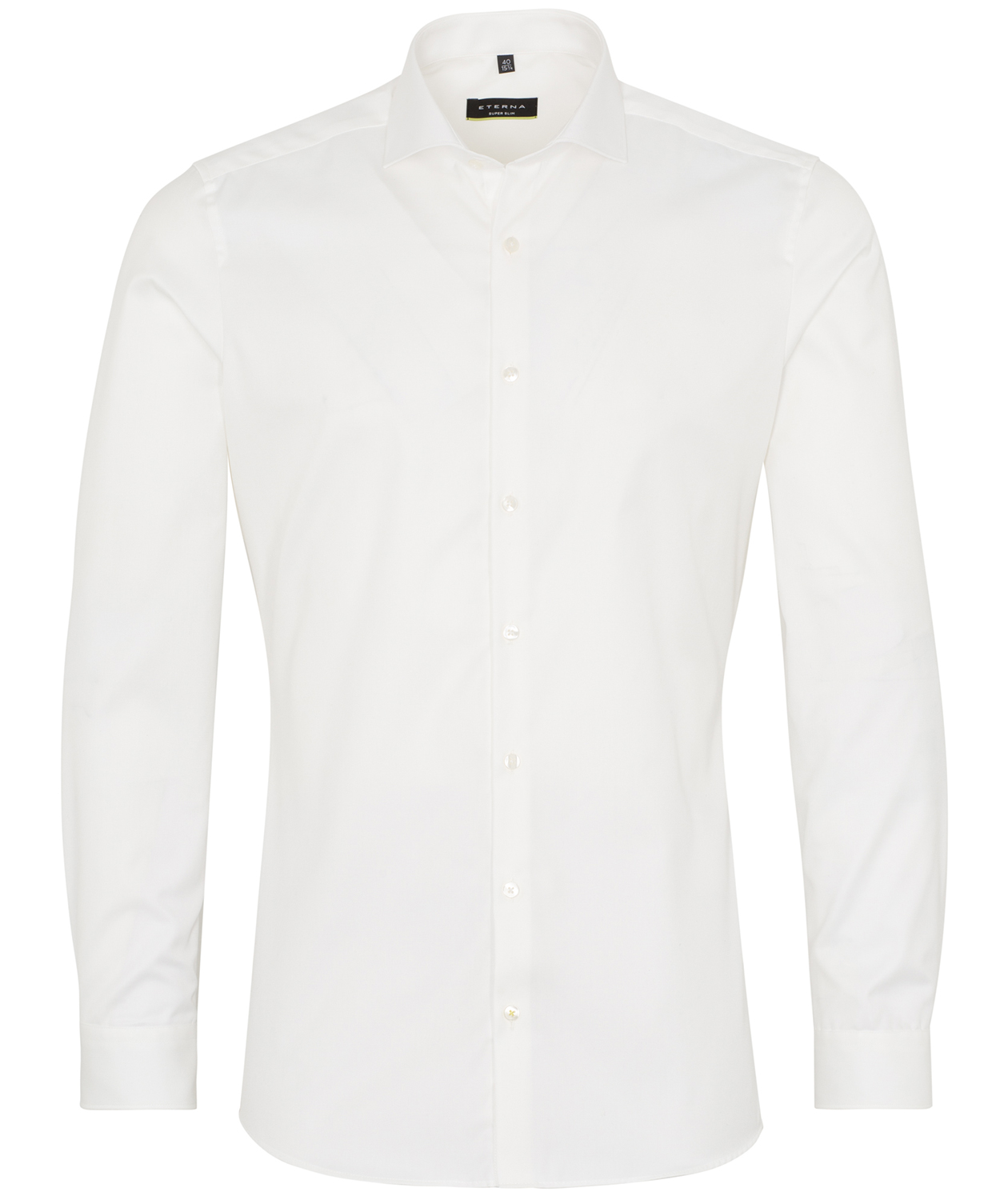 Eterna Cover super slim skjorta, Off White