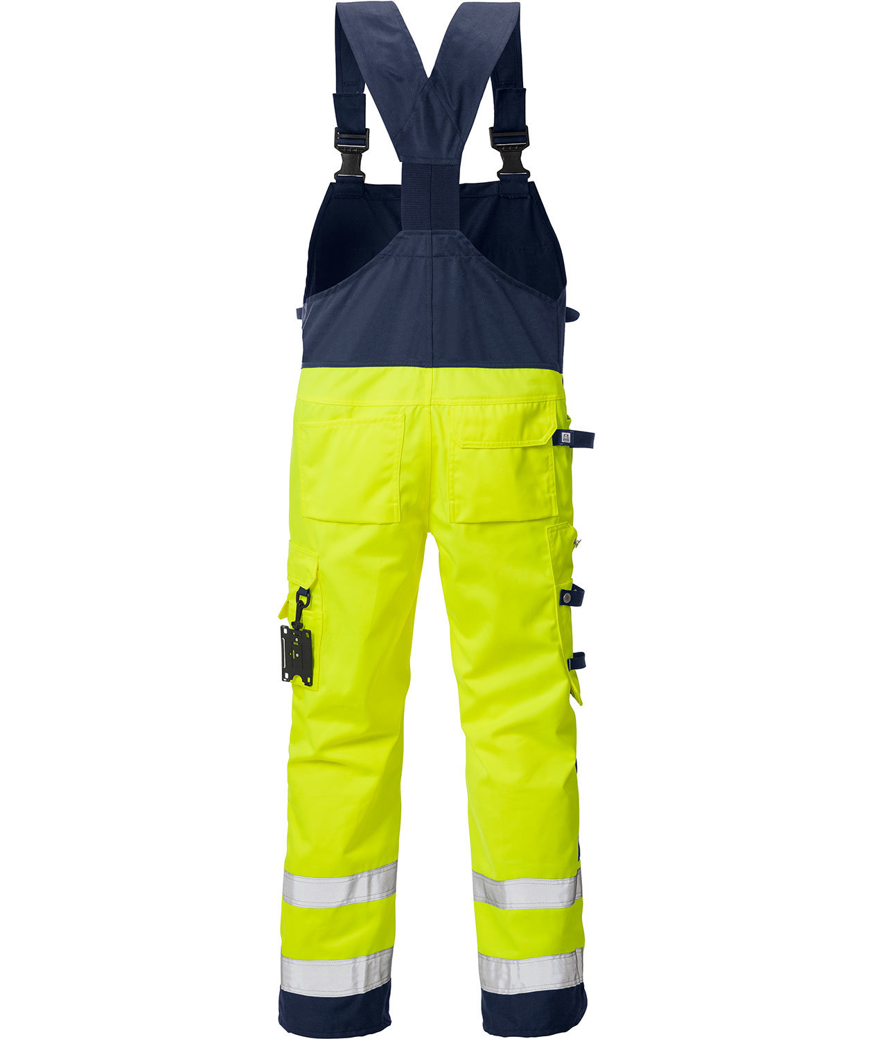 Fristads h&aring;ndv&aelig;rkeroveralls 1014, Hi-vis&nbsp;Gul/Marine, large image number 1