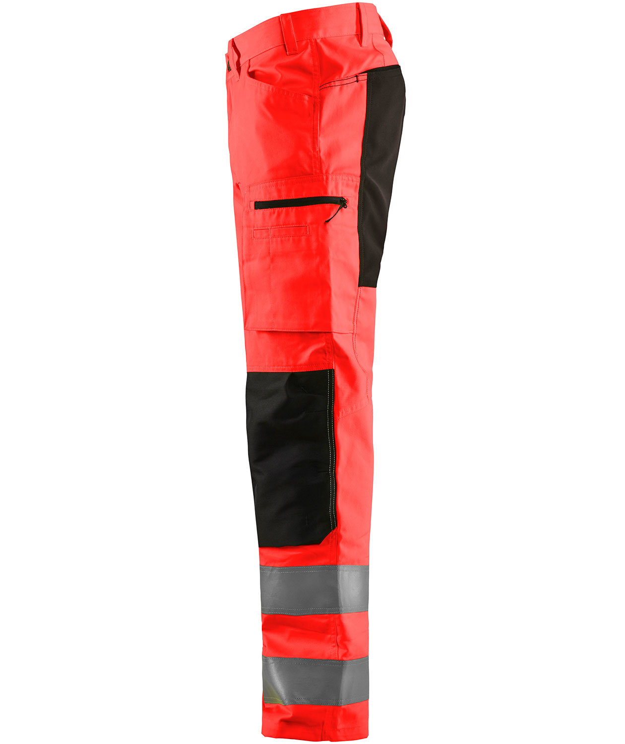 Bl&aring;kl&auml;der work trousers, Hi-vis Red/Black, large image number 2