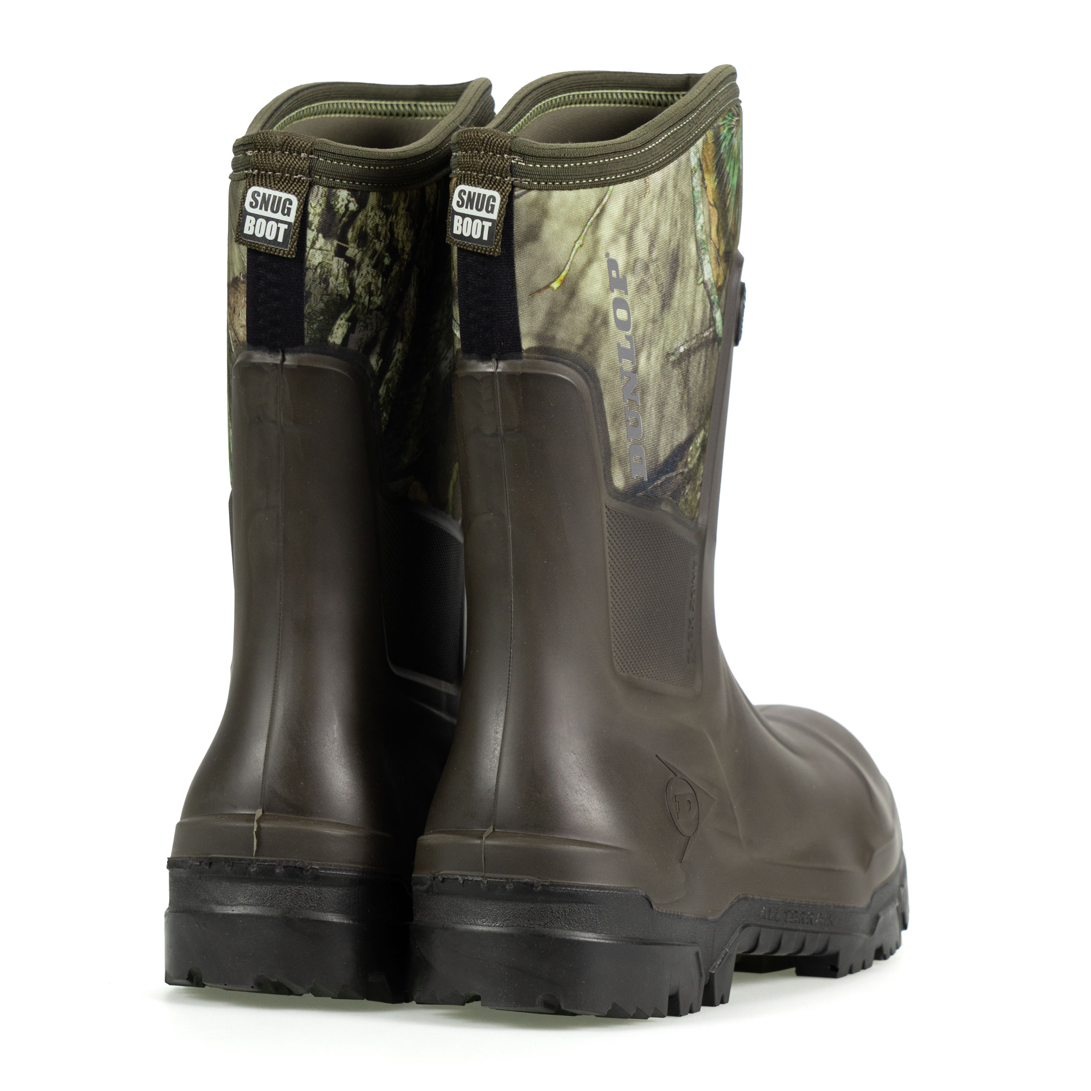 Dunlop Snugboot Trailblazer rubber boots, Brown/Green, large image number 4
