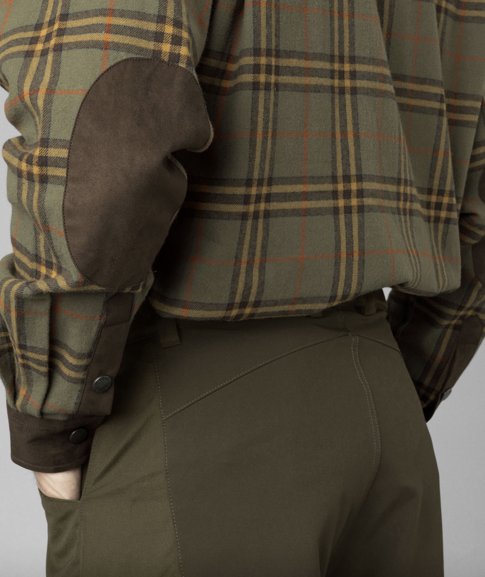 Seeland Banff lumberjack shirt, Grape leaf/Terracotta check, large image number 8