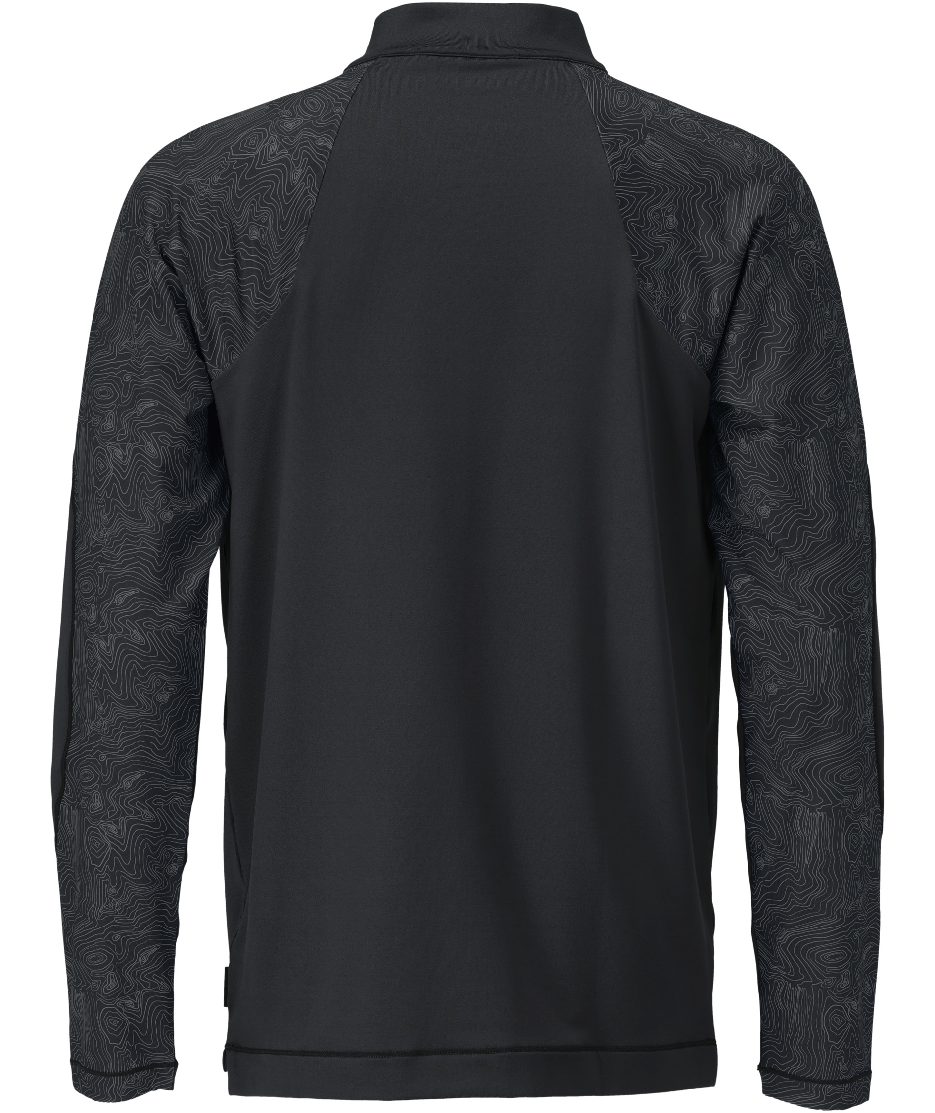 Mascot Customized half zip langermet T-skjorte, Svart, large image number 1