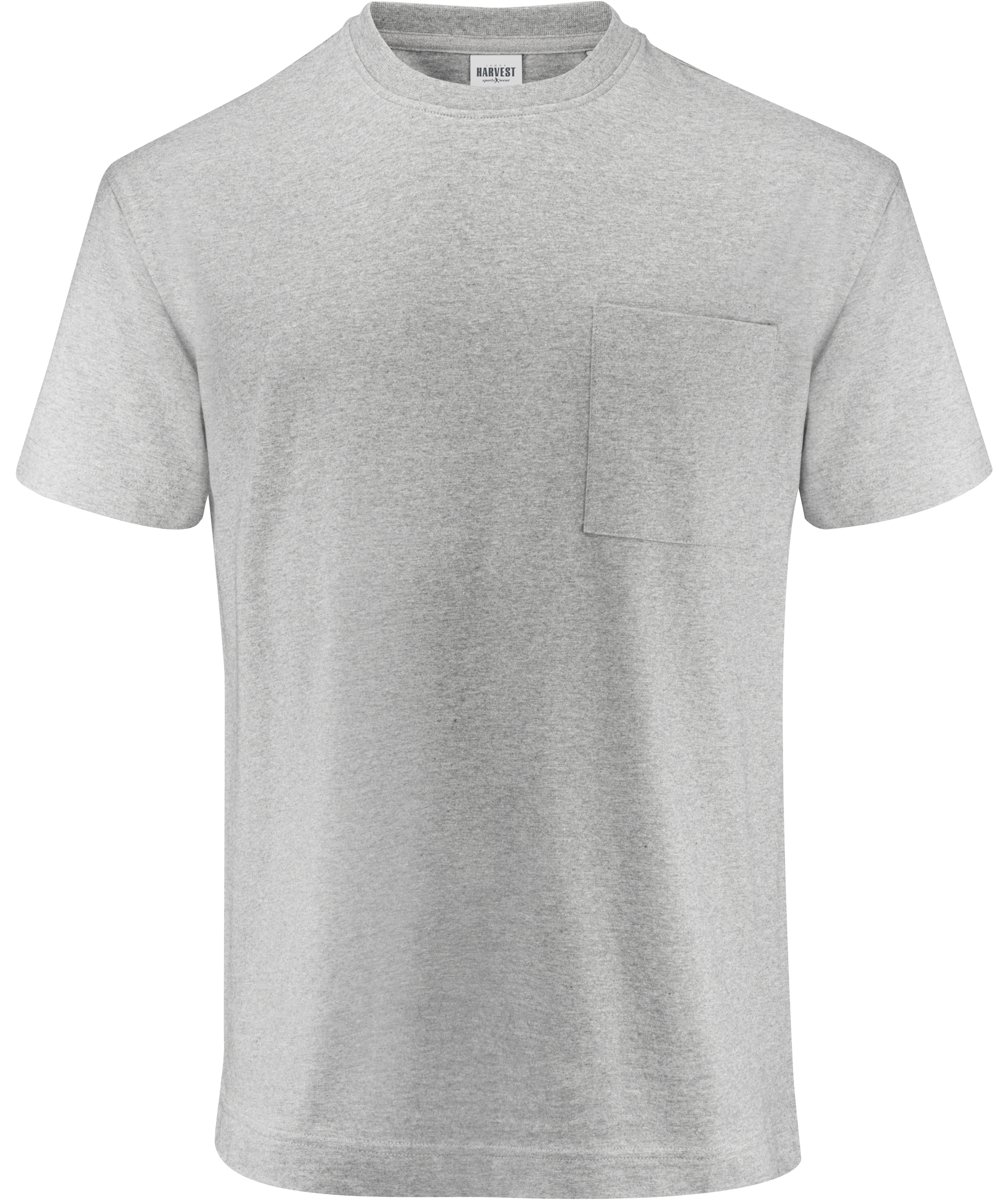 J. Harvest Sportswear Devon T-skjorte, Grey melange, Grey melange, swatch