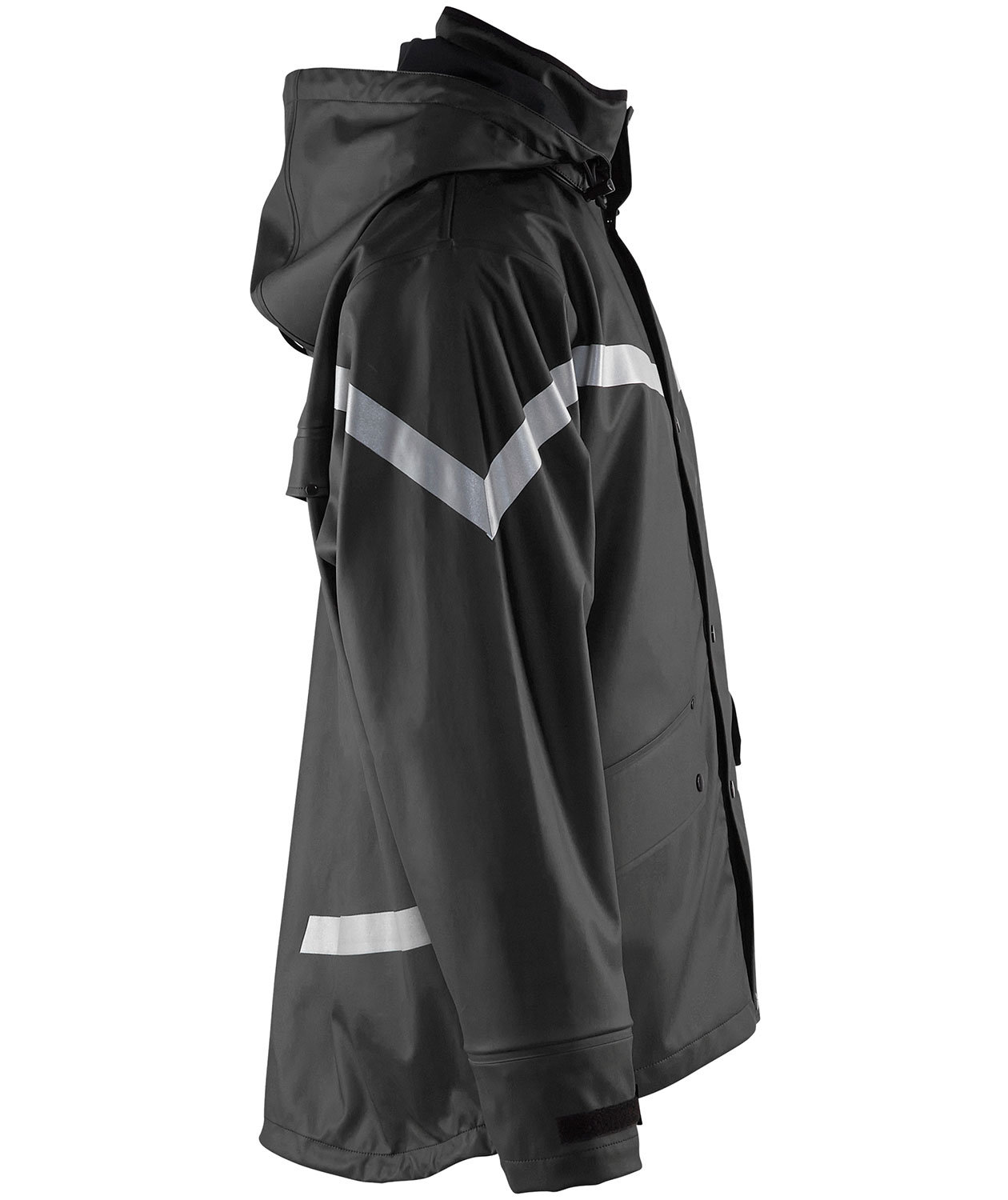 Bl&aring;kl&auml;der regnjacka, Svart