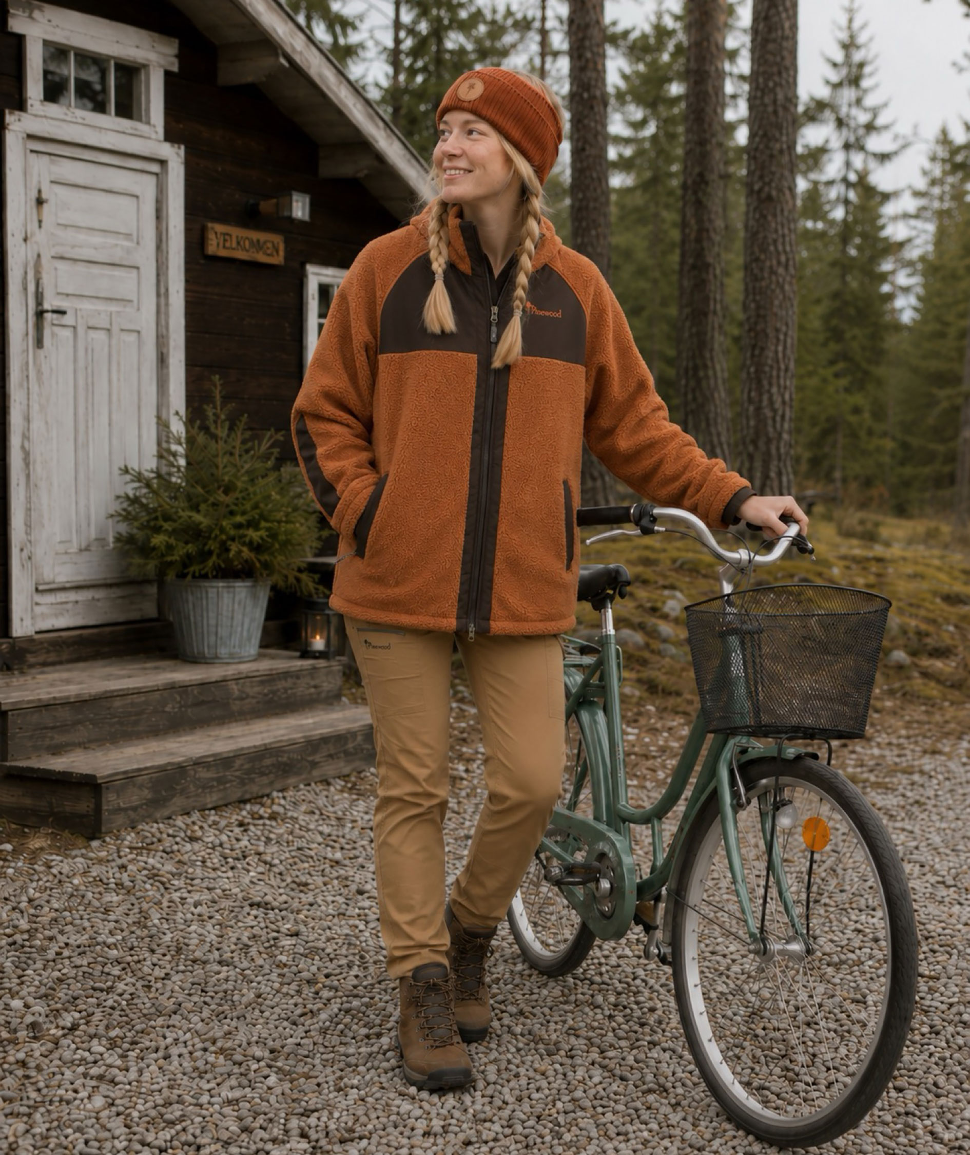 Pinewood Wilda Stretch dame skalbukser, Dark Sandstone, large image number 15