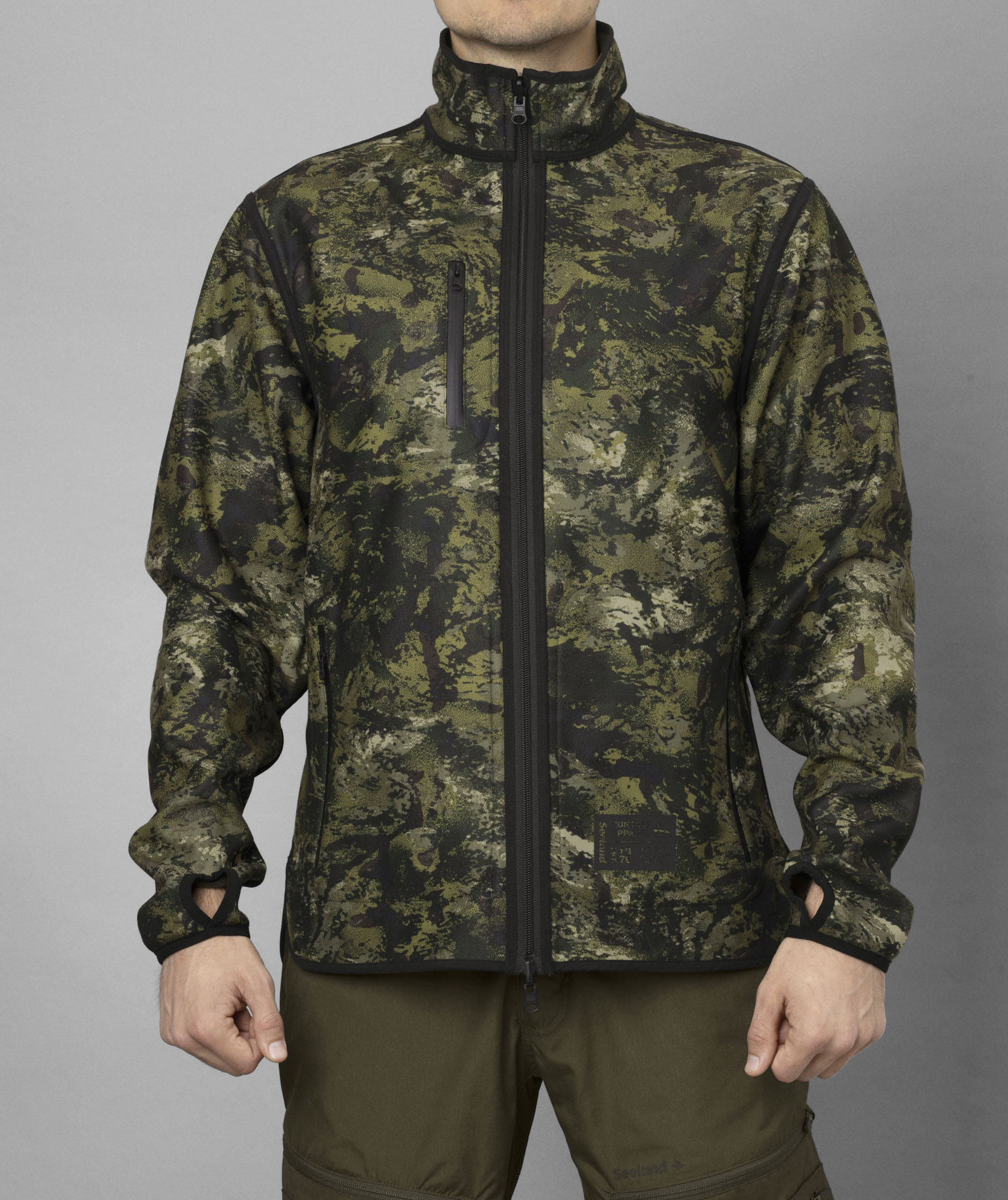 Seeland Rogue vendbar fleecejakke, Light pine/Invis green, large image number 6