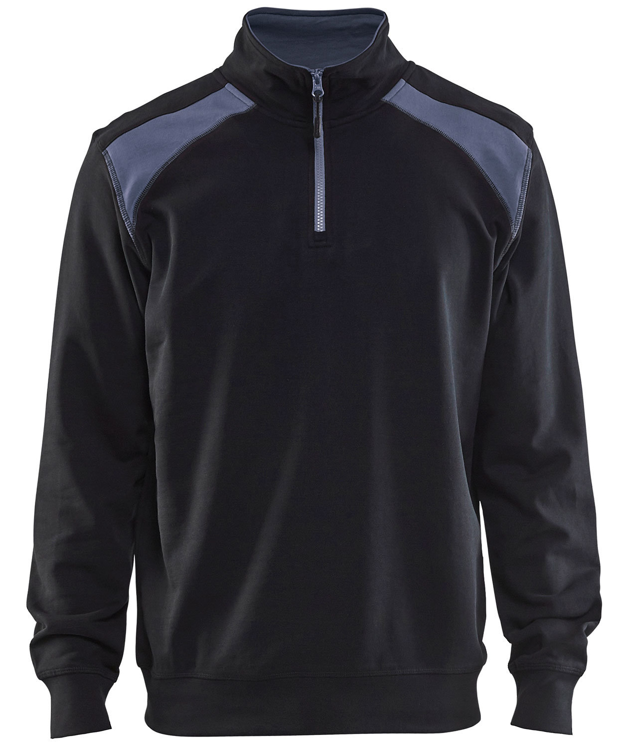 Bl&aring;kl&auml;der Unite Half-Zip sweatshirt, Black/Grey, Black/Grey, swatch