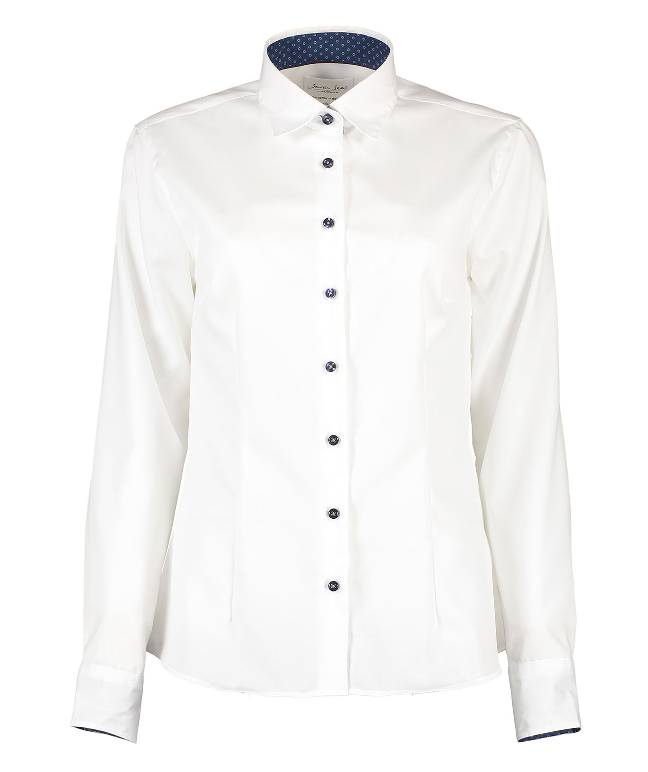 Seven Seas Fine Twill Virginia Modern fit women&acute;s shirt, White, large image number 0