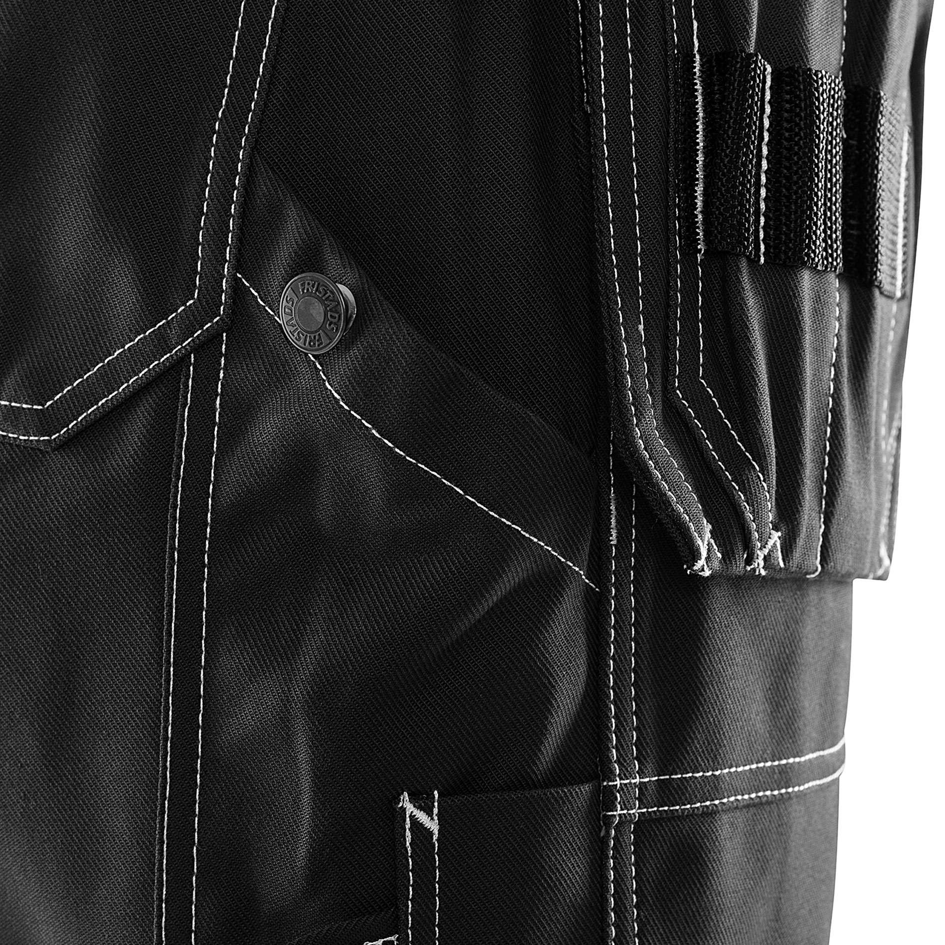 Fristads h&aring;ndverkershorts 275, Svart, large image number 5