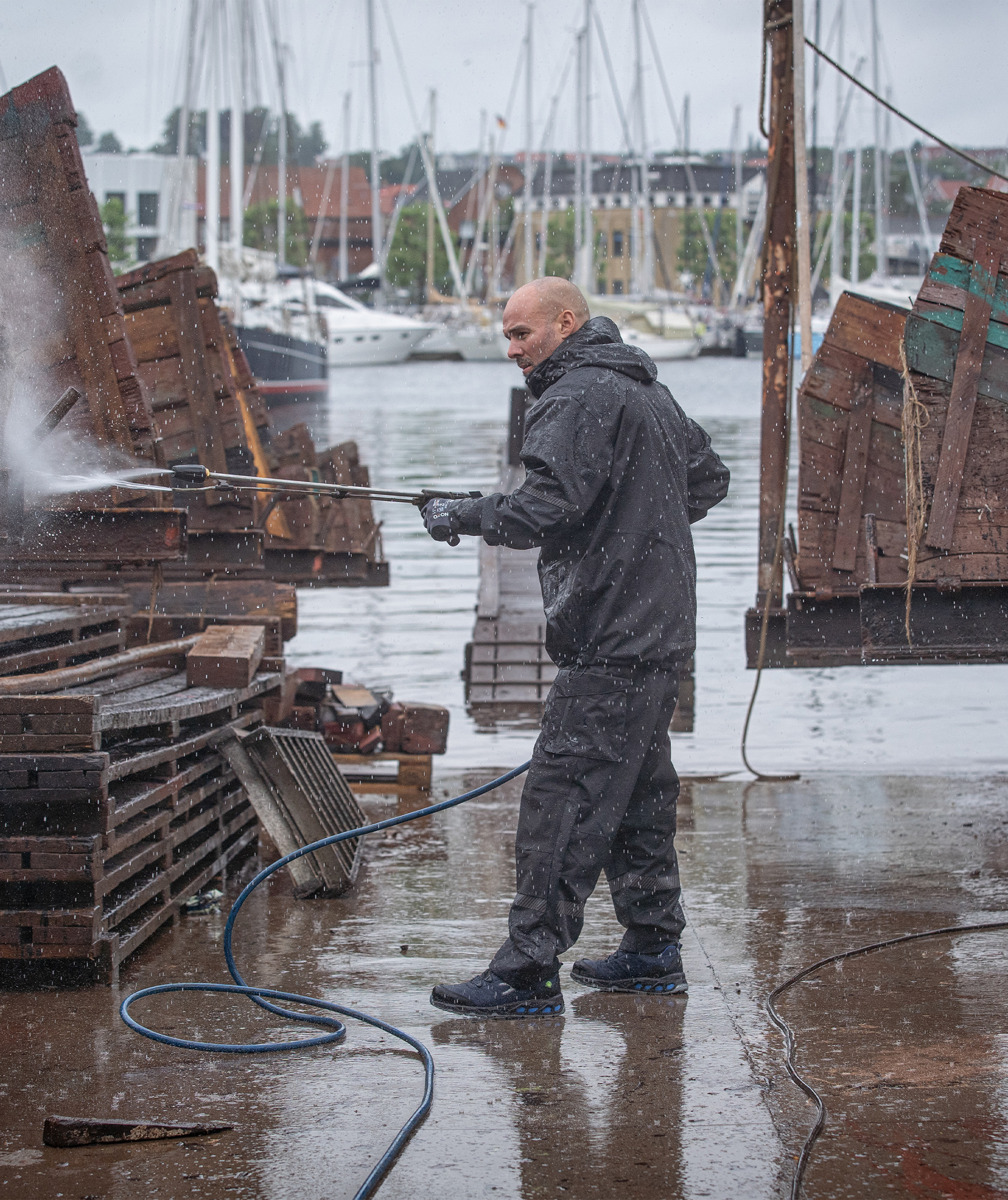 ELKA Working Xtreme Recycled Shelljacke, Schwarz, large image number 4