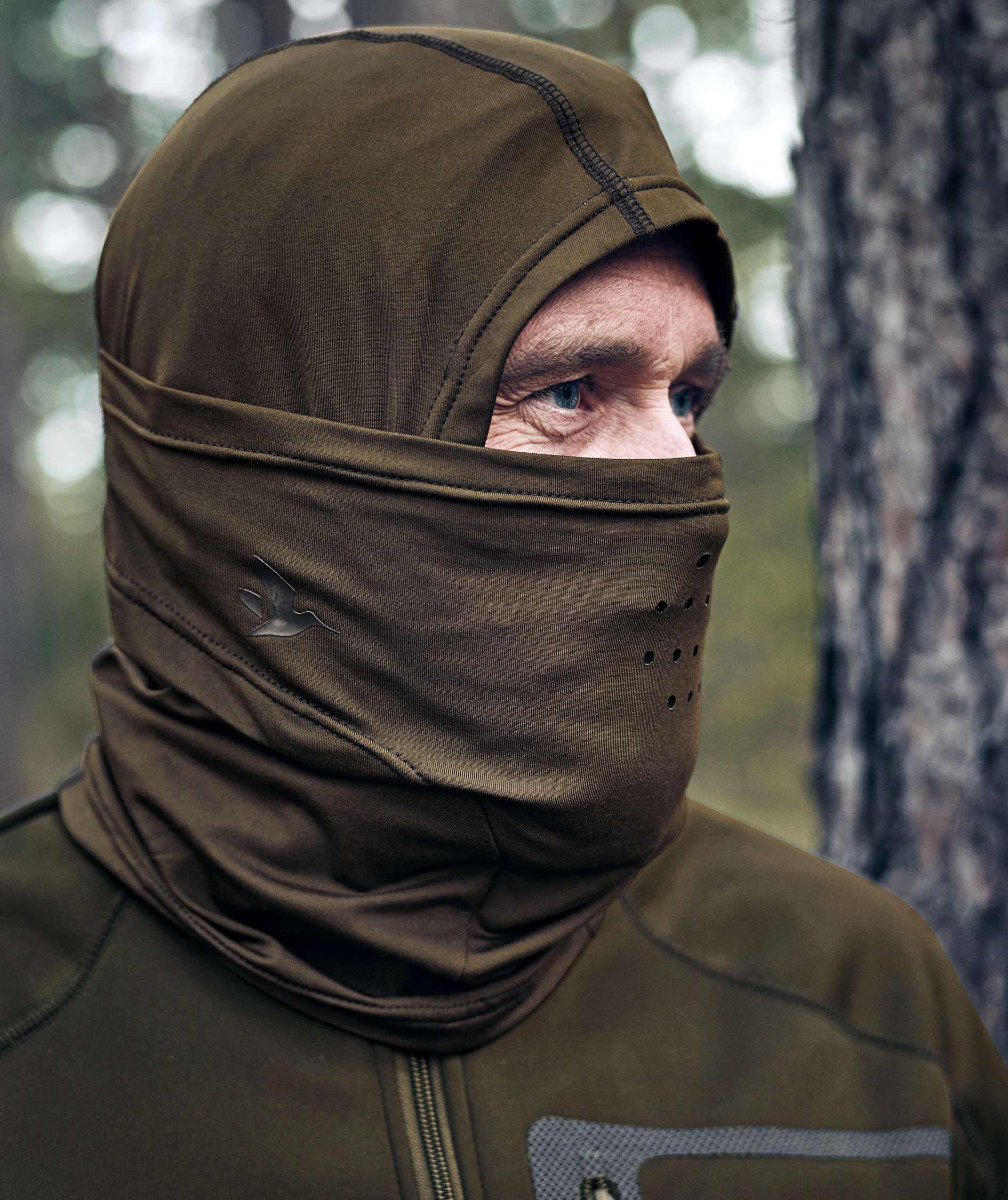 Seeland Hawker Scent Control Facecover, Pine green