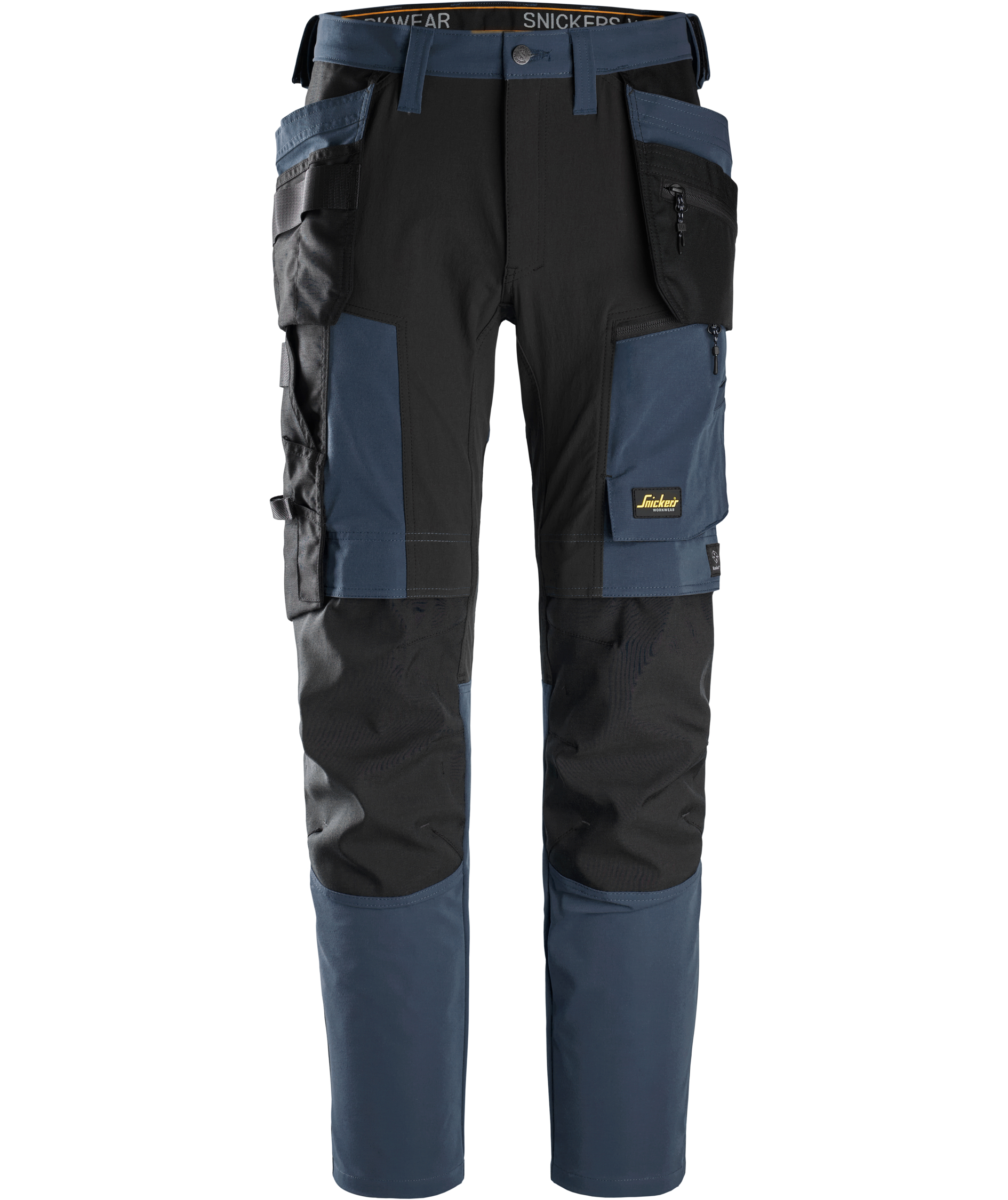 Snickers AllroundWork h&aring;ndverksbukse 6218 full stretch, Navy/black, Navy/black, swatch