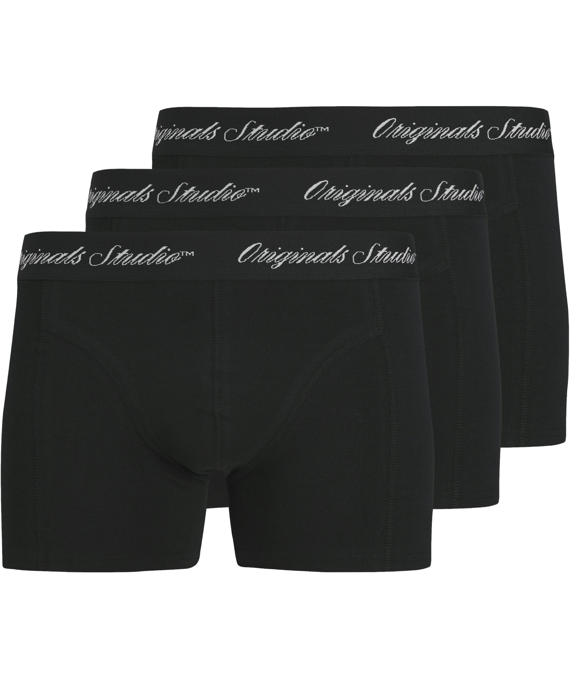 Jack & Jones JACNORREBRO SOLID 3-pak boxershorts, Black