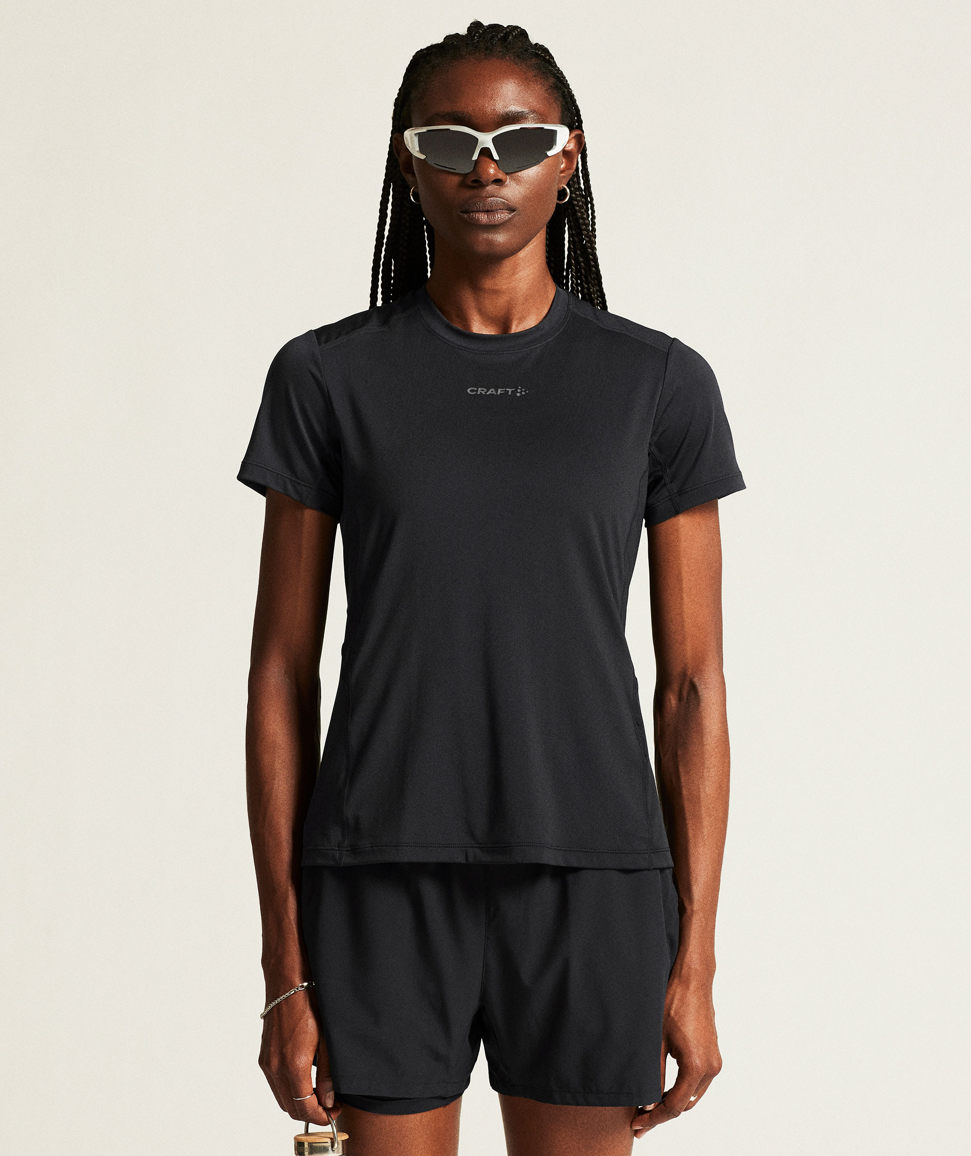 Craft ADV Essence dame T-shirt 2, Black, large image number 9
