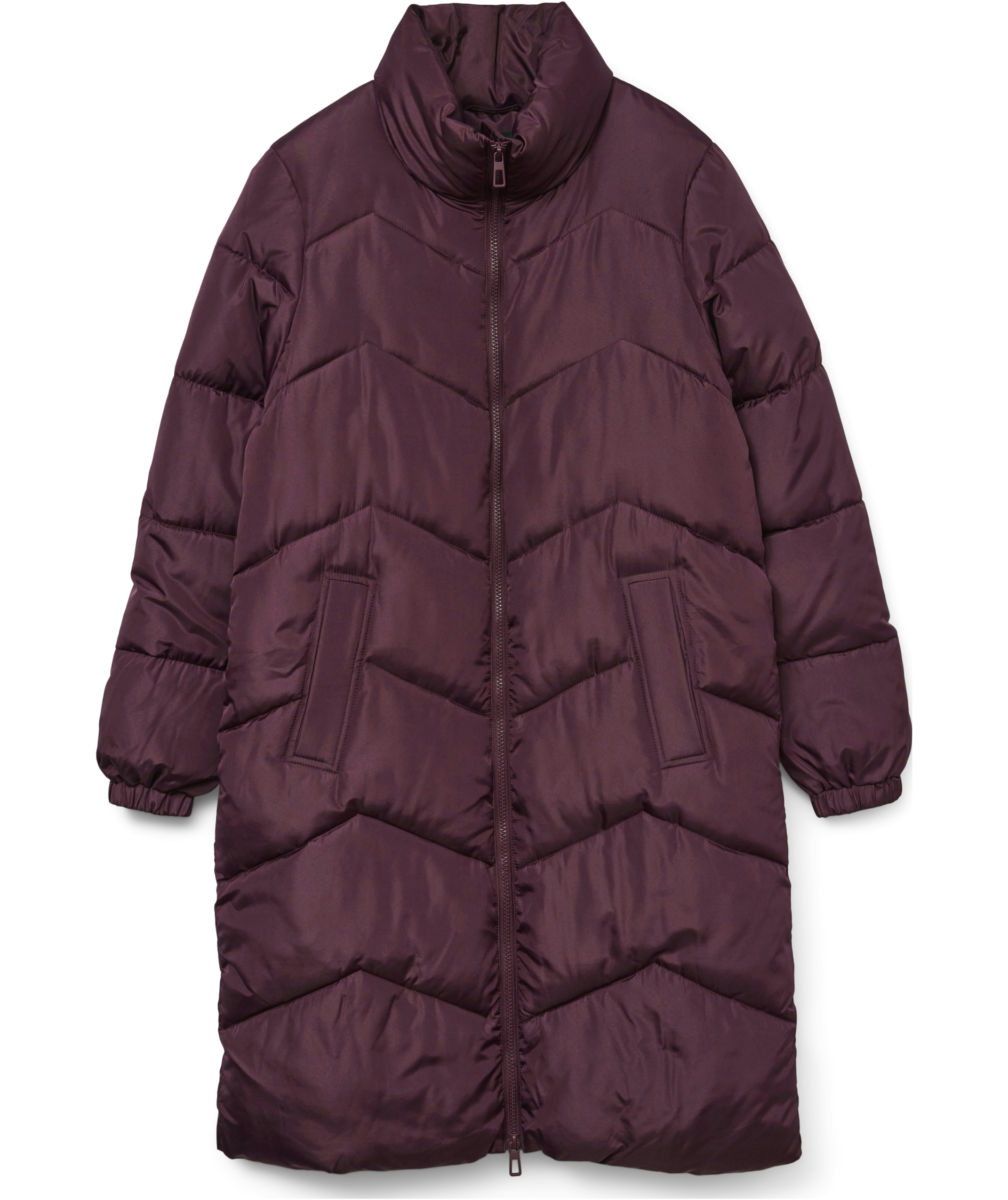 Vero Moda VMLIGARIO l&aring;ng vadderad jacka dam, Winetasting