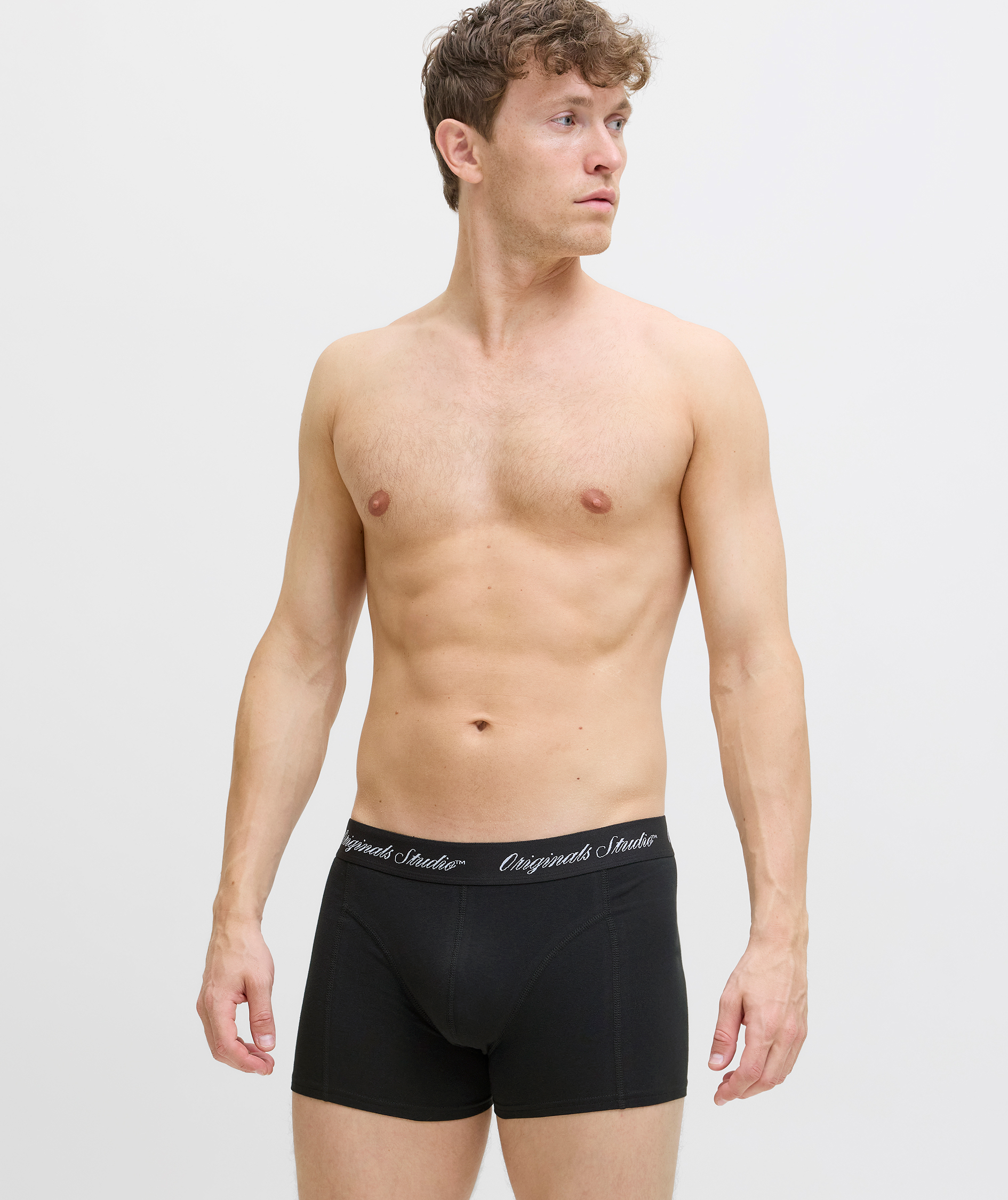 Jack & Jones JACNORREBRO SOLID 3-pak boxershorts, Black